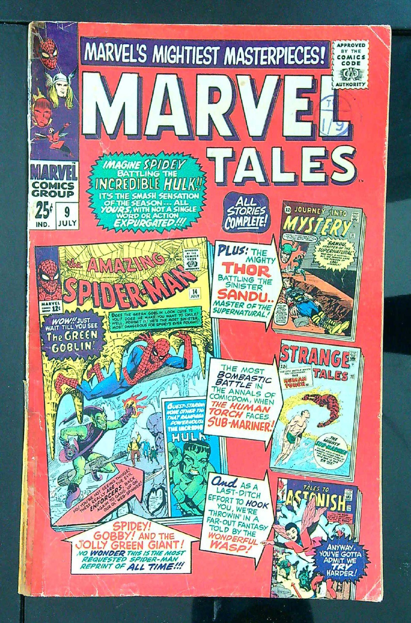 Cover of Marvel Tales #9. One of 250,000 Vintage American Comics on sale from Krypton!