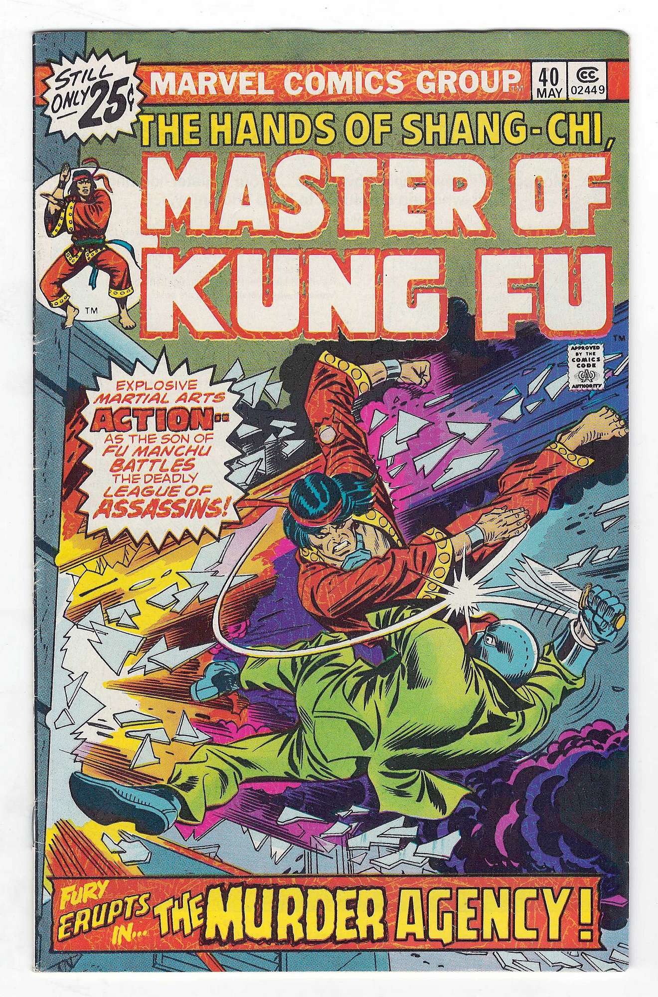Cover of Master of Kung Fu (Vol 1) #40. One of 250,000 Vintage American Comics on sale from Krypton!