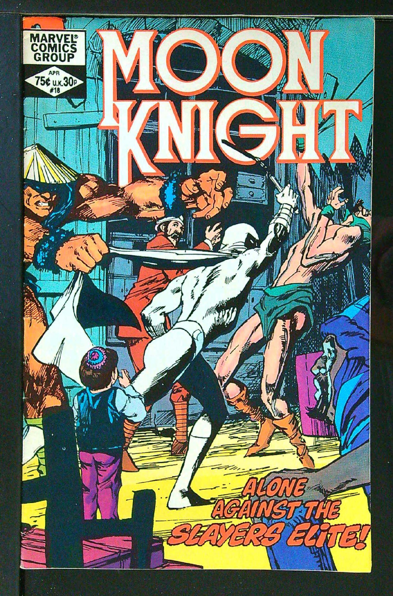 Cover of Moon Knight (Vol 1) #18. One of 250,000 Vintage American Comics on sale from Krypton!