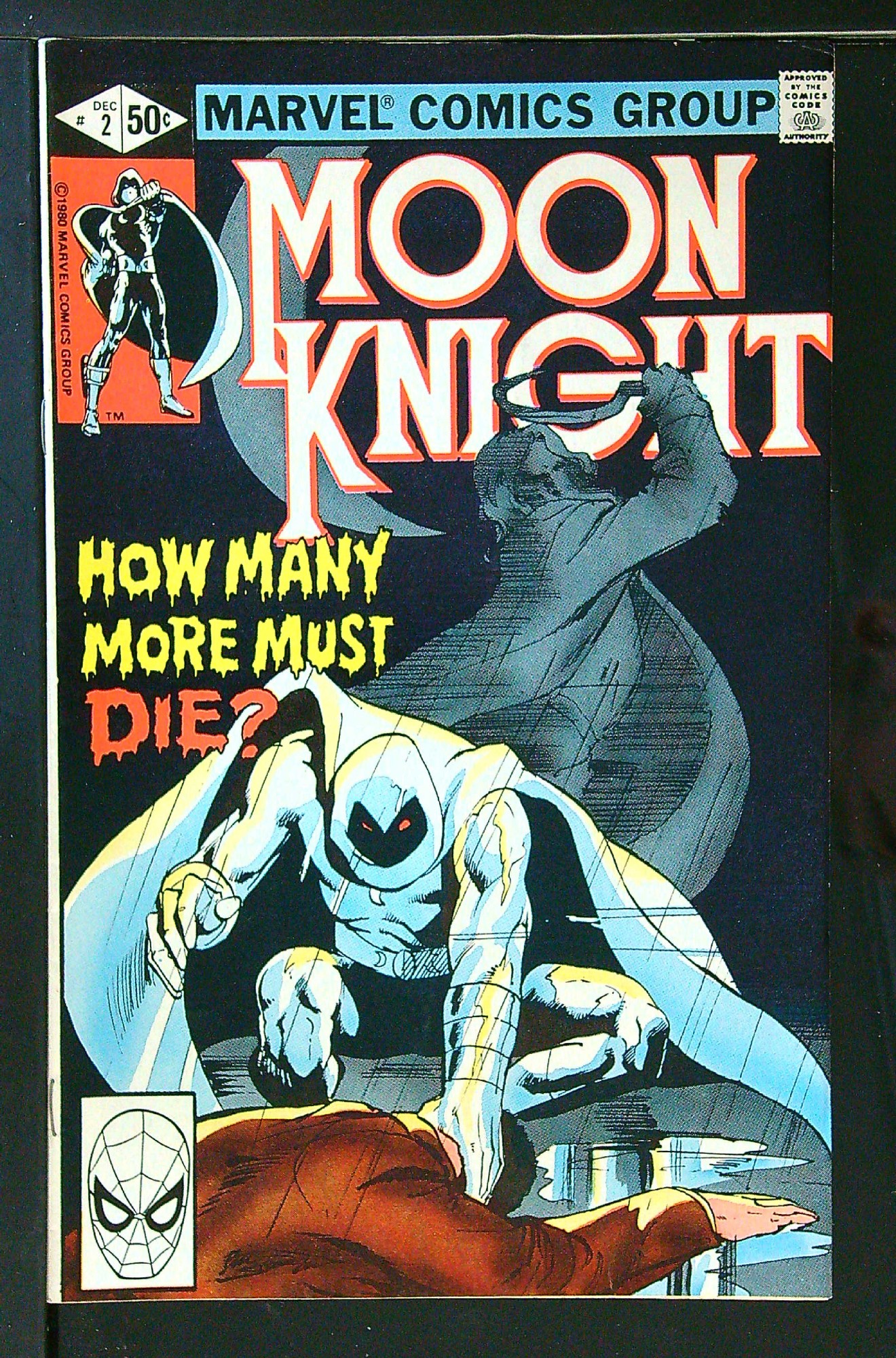 Cover of Moon Knight (Vol 1) #2. One of 250,000 Vintage American Comics on sale from Krypton!