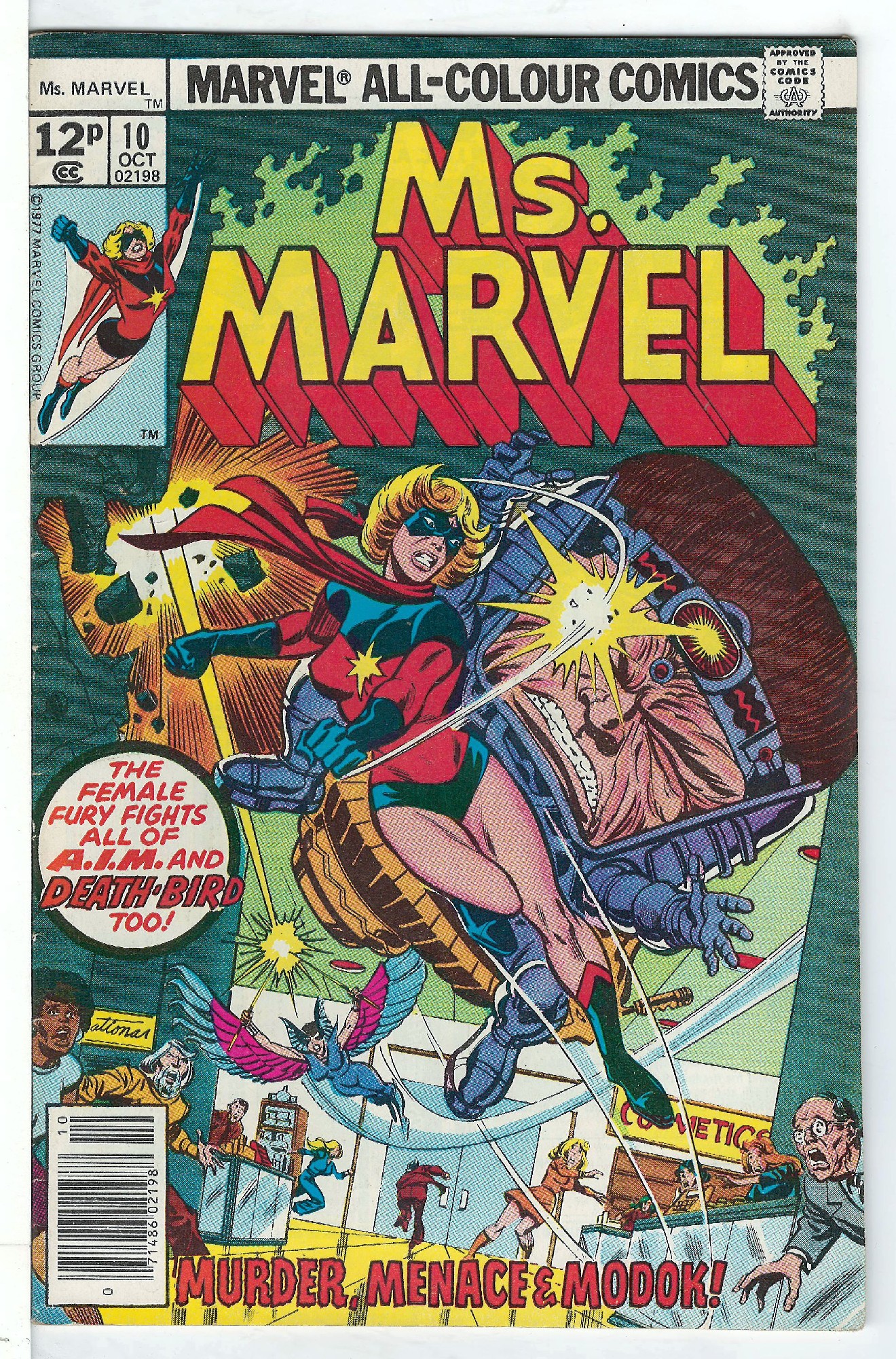 Cover of Ms Marvel (Vol 1) #10. One of 250,000 Vintage American Comics on sale from Krypton!