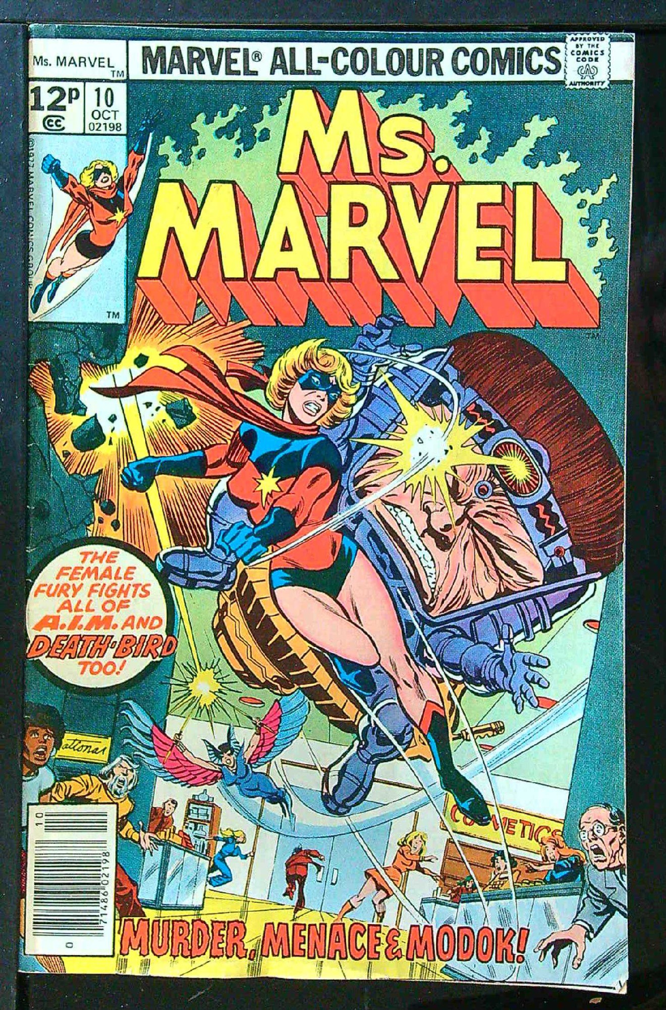 Cover of Ms Marvel (Vol 1) #10. One of 250,000 Vintage American Comics on sale from Krypton!