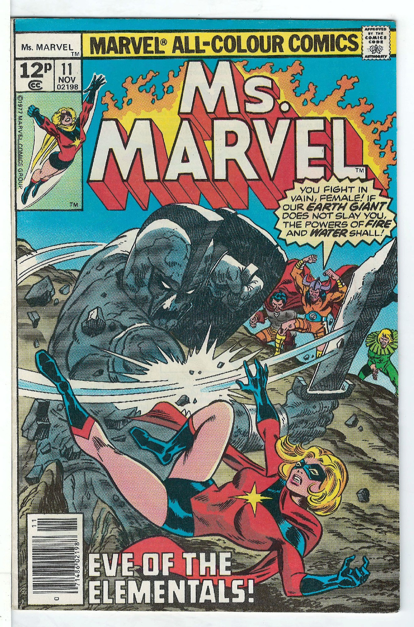Cover of Ms Marvel (Vol 1) #11. One of 250,000 Vintage American Comics on sale from Krypton!