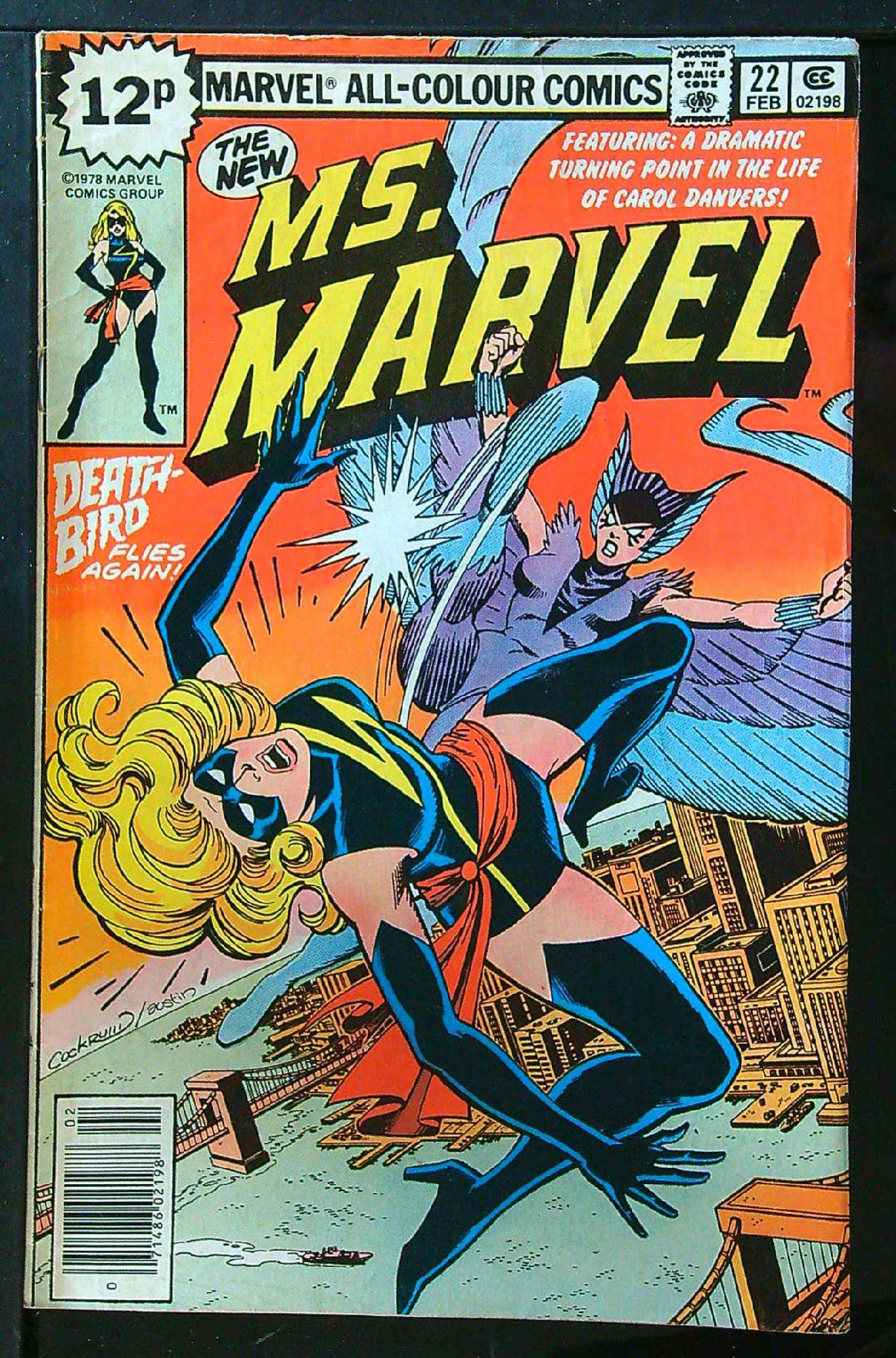 Cover of Ms Marvel (Vol 1) #22. One of 250,000 Vintage American Comics on sale from Krypton!