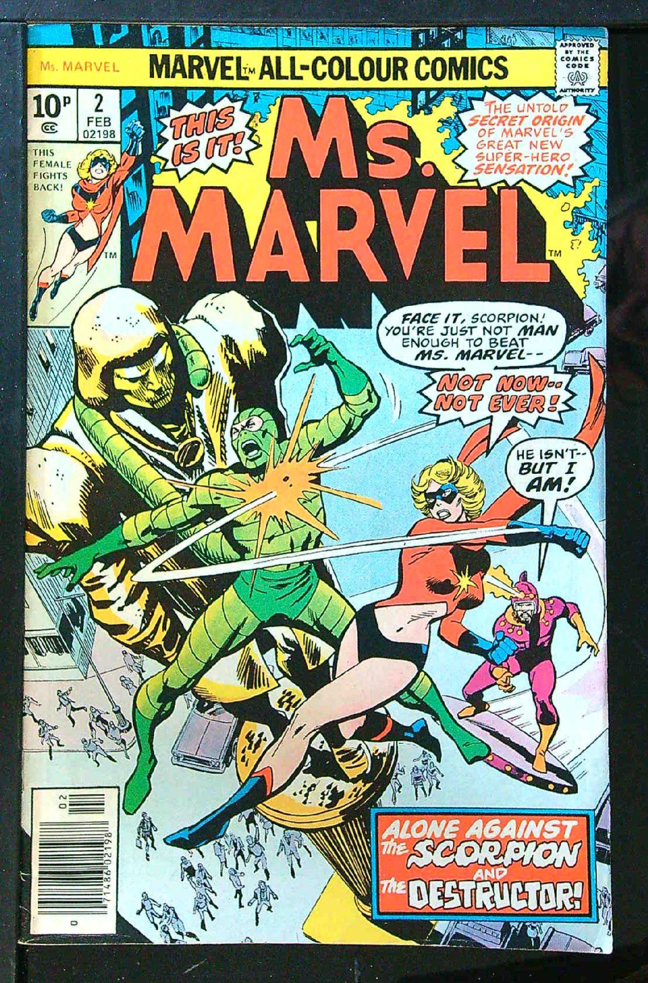 Cover of Ms Marvel (Vol 1) #2. One of 250,000 Vintage American Comics on sale from Krypton!