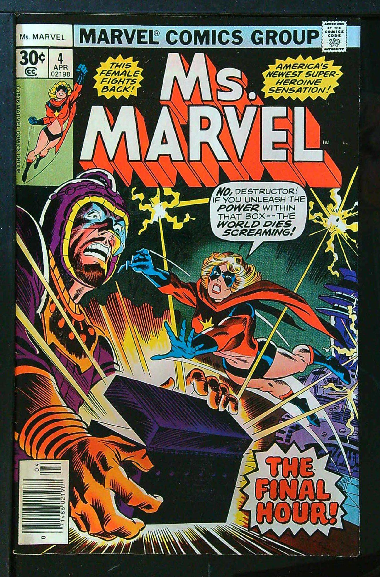 Cover of Ms Marvel (Vol 1) #4. One of 250,000 Vintage American Comics on sale from Krypton!