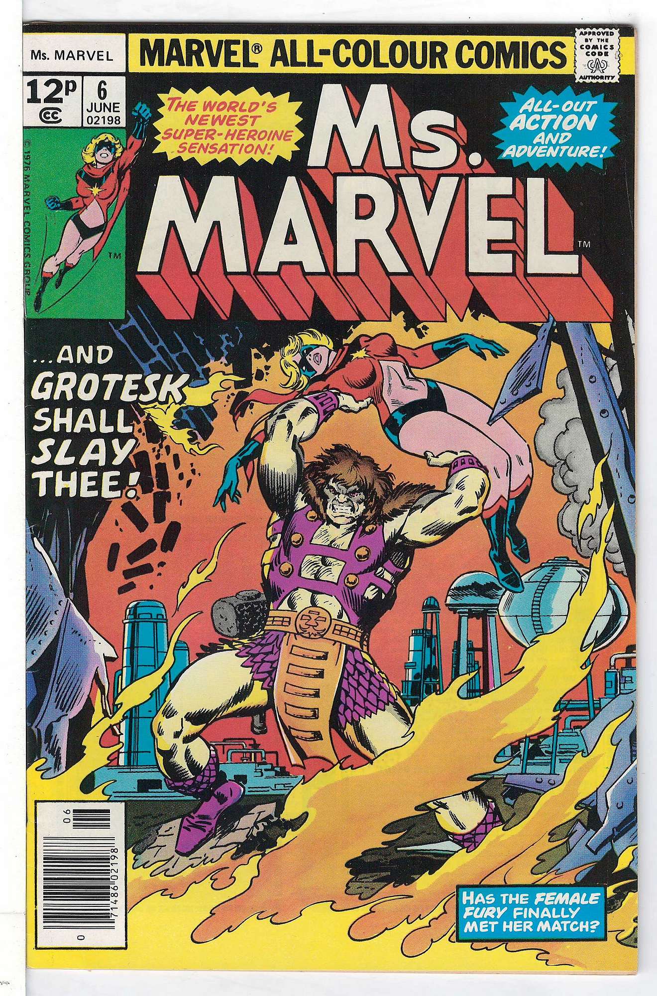 Cover of Ms Marvel (Vol 1) #6. One of 250,000 Vintage American Comics on sale from Krypton!