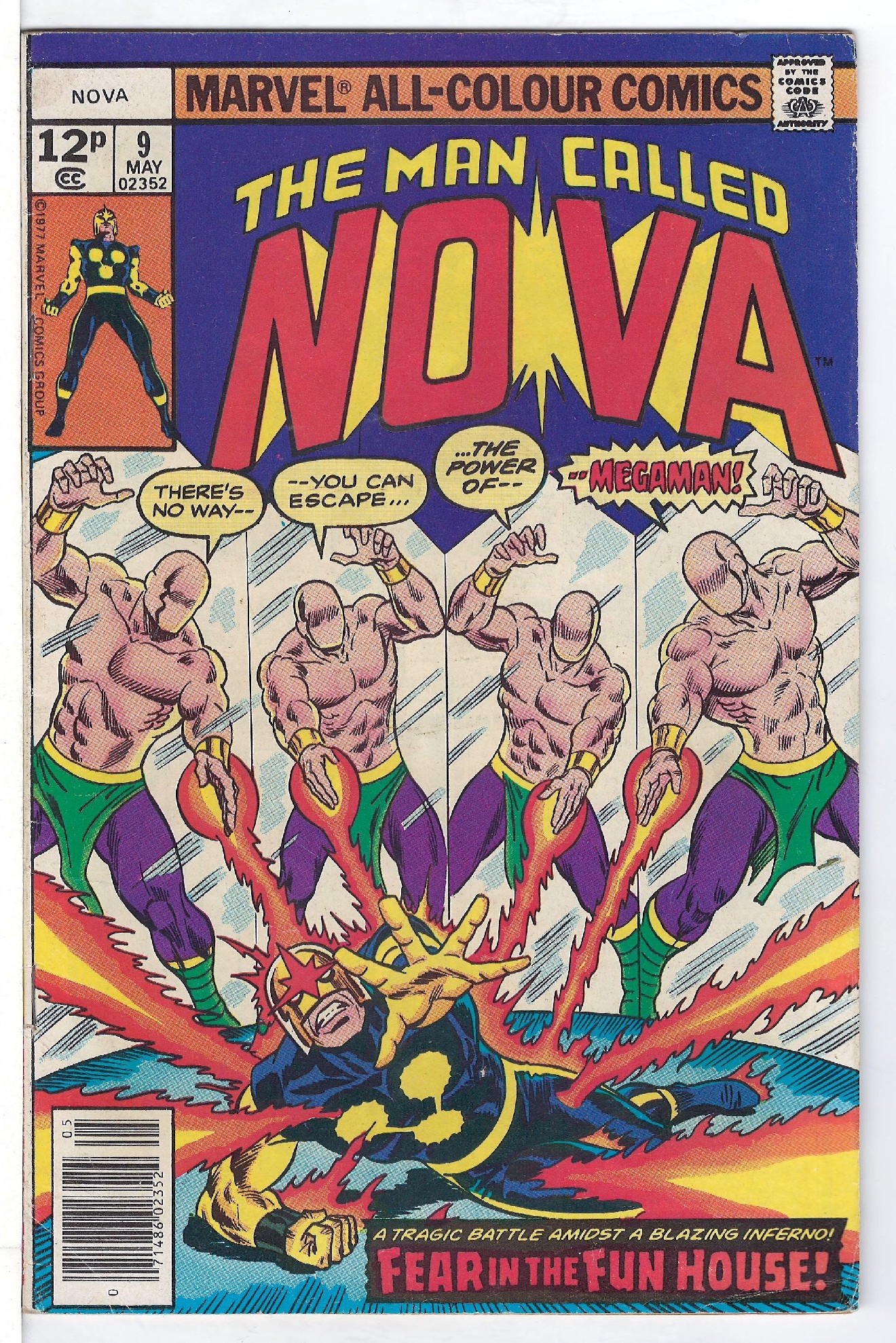 Cover of Nova (Vol 1) #9. One of 250,000 Vintage American Comics on sale from Krypton!