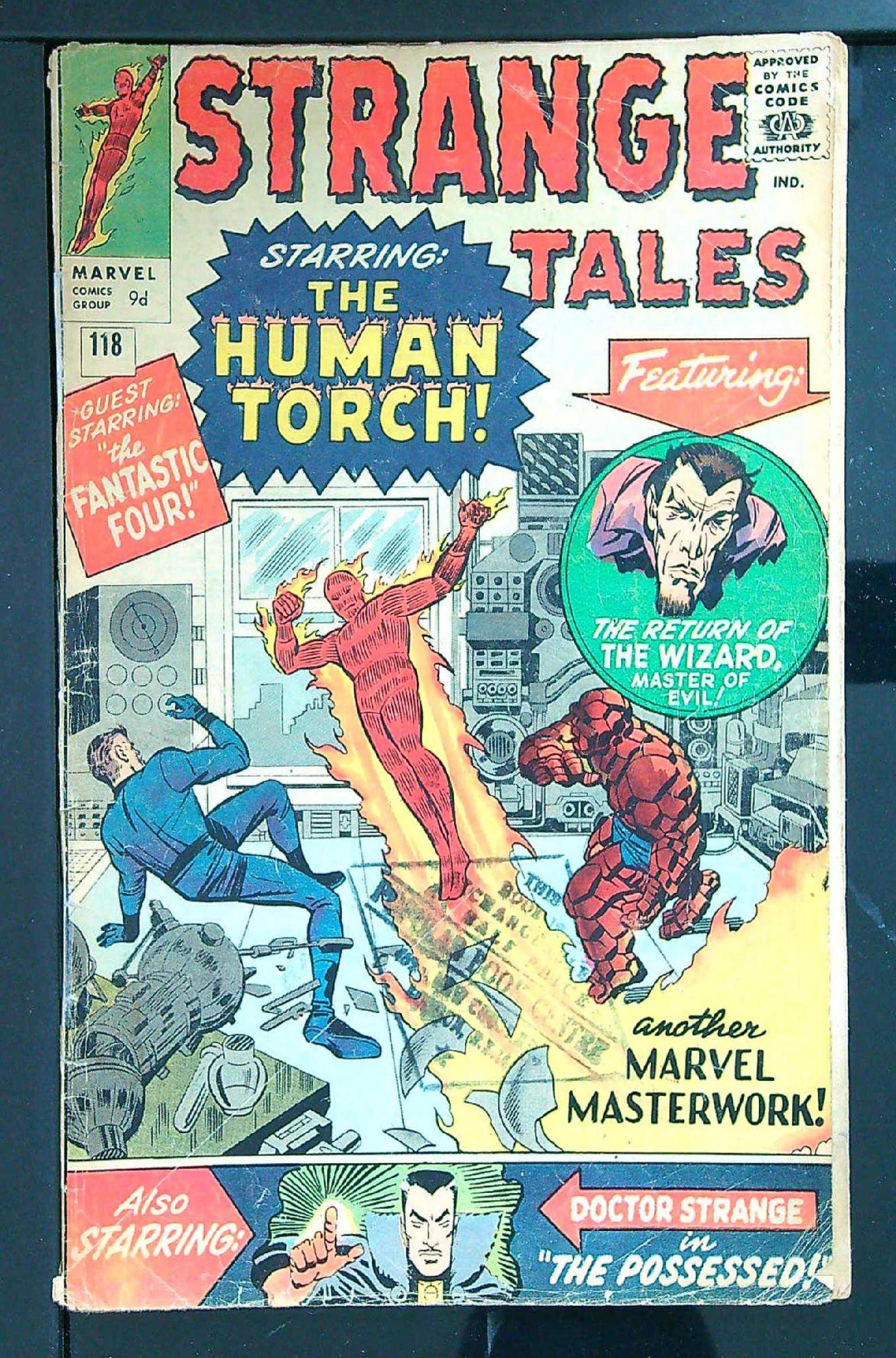 Cover of Strange Tales (Vol 1) #118. One of 250,000 Vintage American Comics on sale from Krypton!