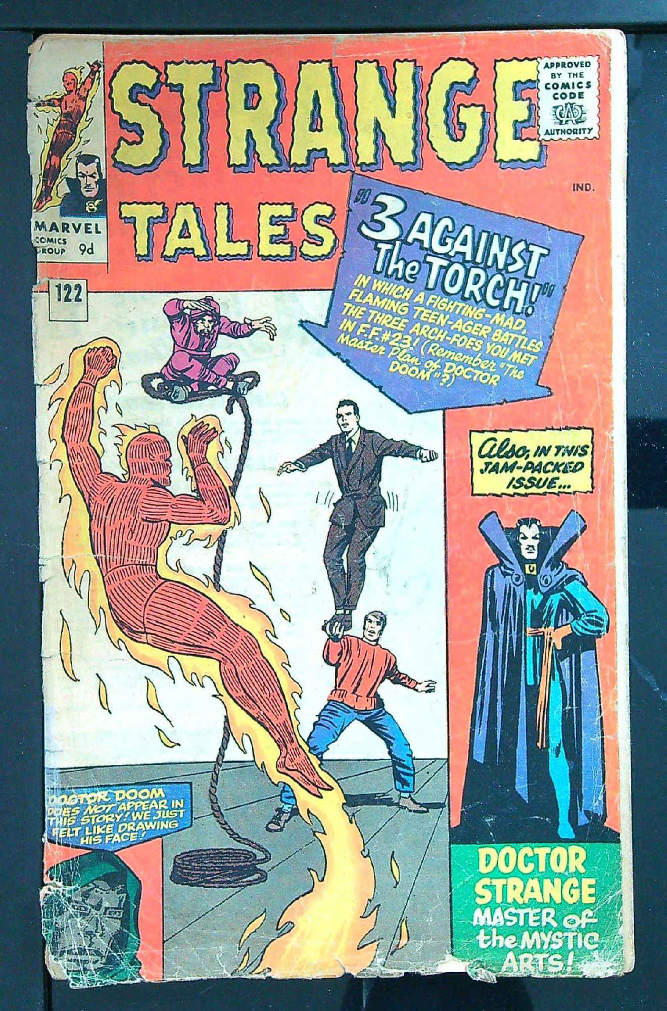 Cover of Strange Tales (Vol 1) #122. One of 250,000 Vintage American Comics on sale from Krypton!