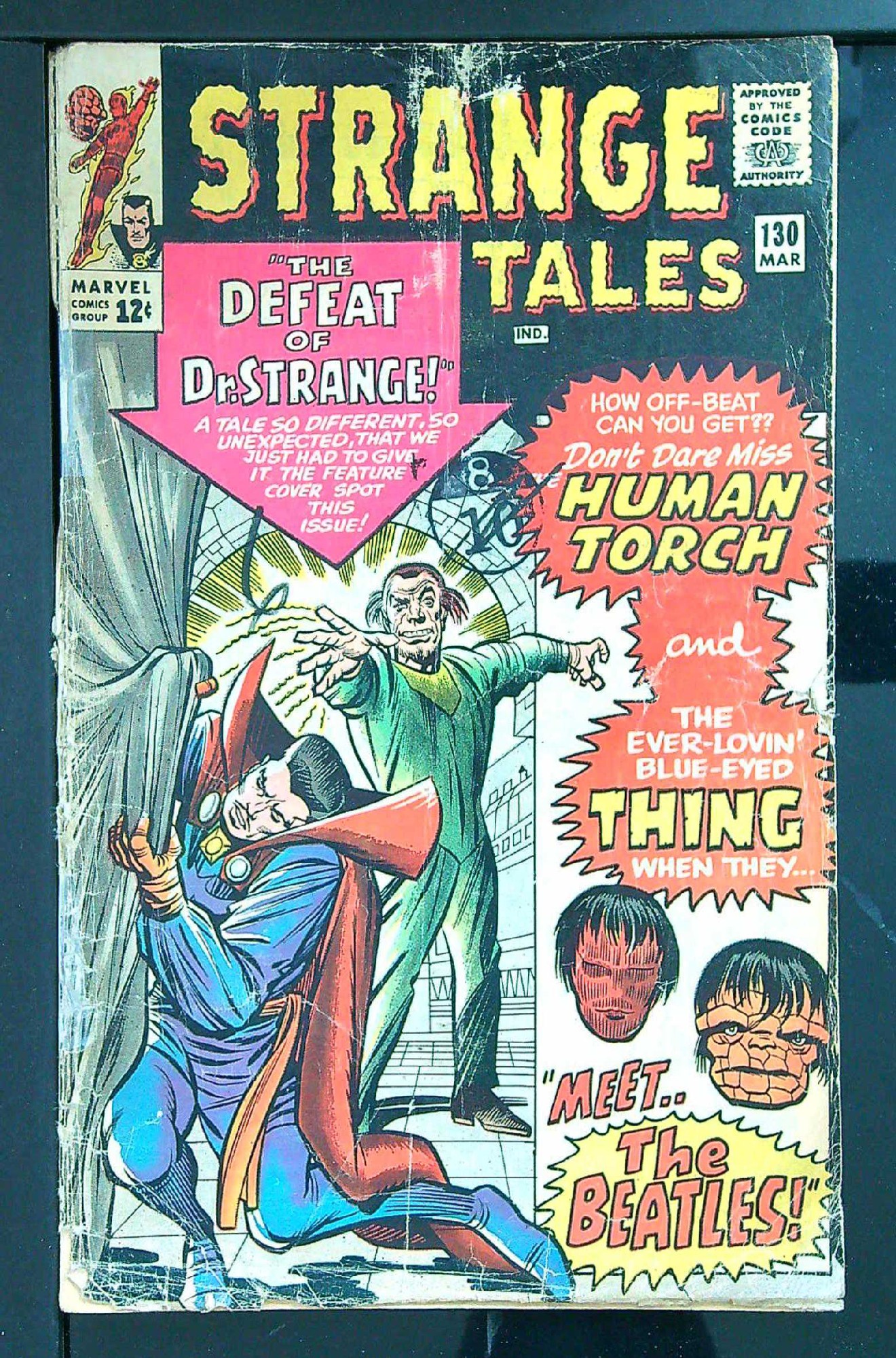 Cover of Strange Tales (Vol 1) #130. One of 250,000 Vintage American Comics on sale from Krypton!