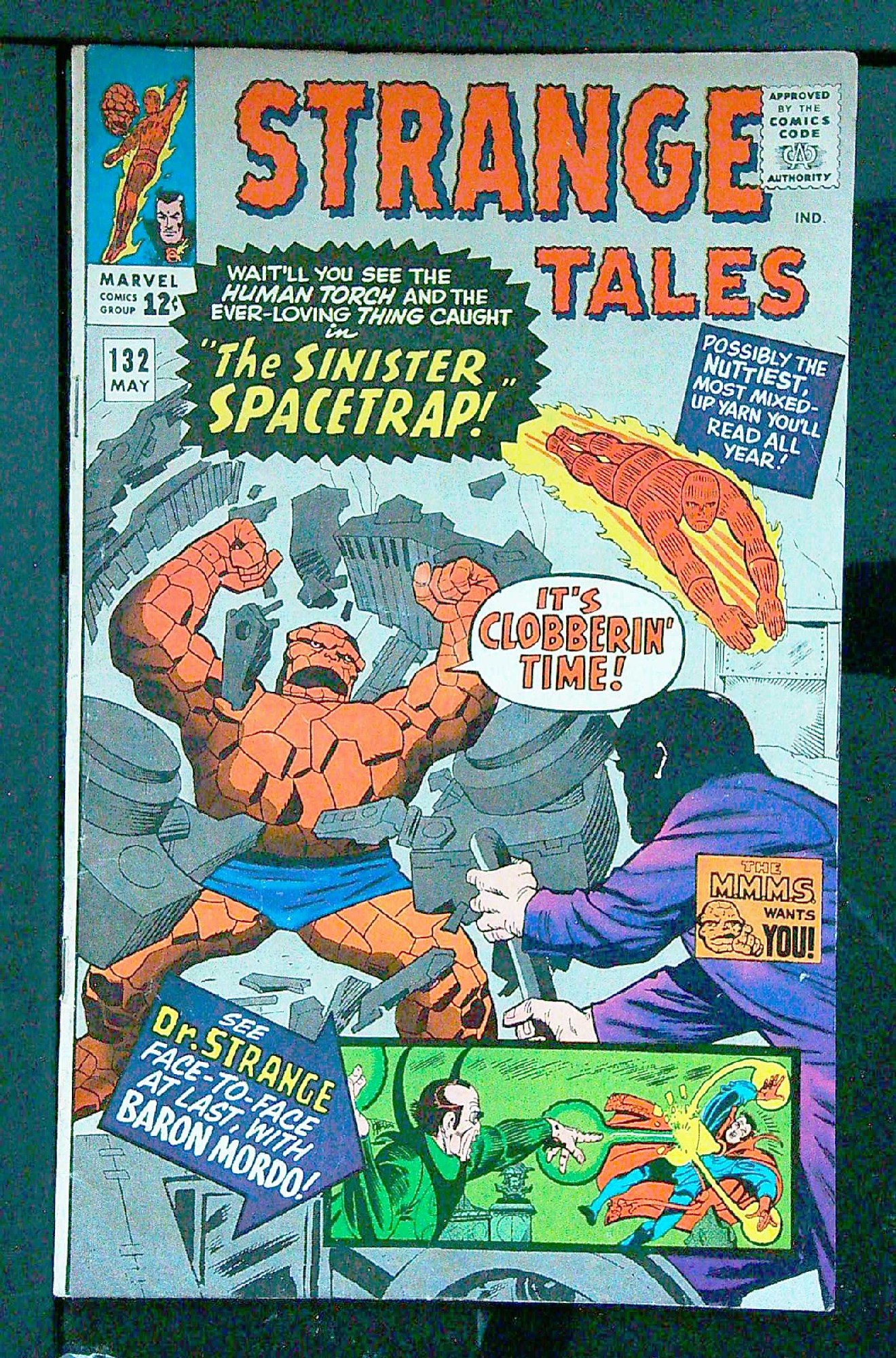 Cover of Strange Tales (Vol 1) #132. One of 250,000 Vintage American Comics on sale from Krypton!