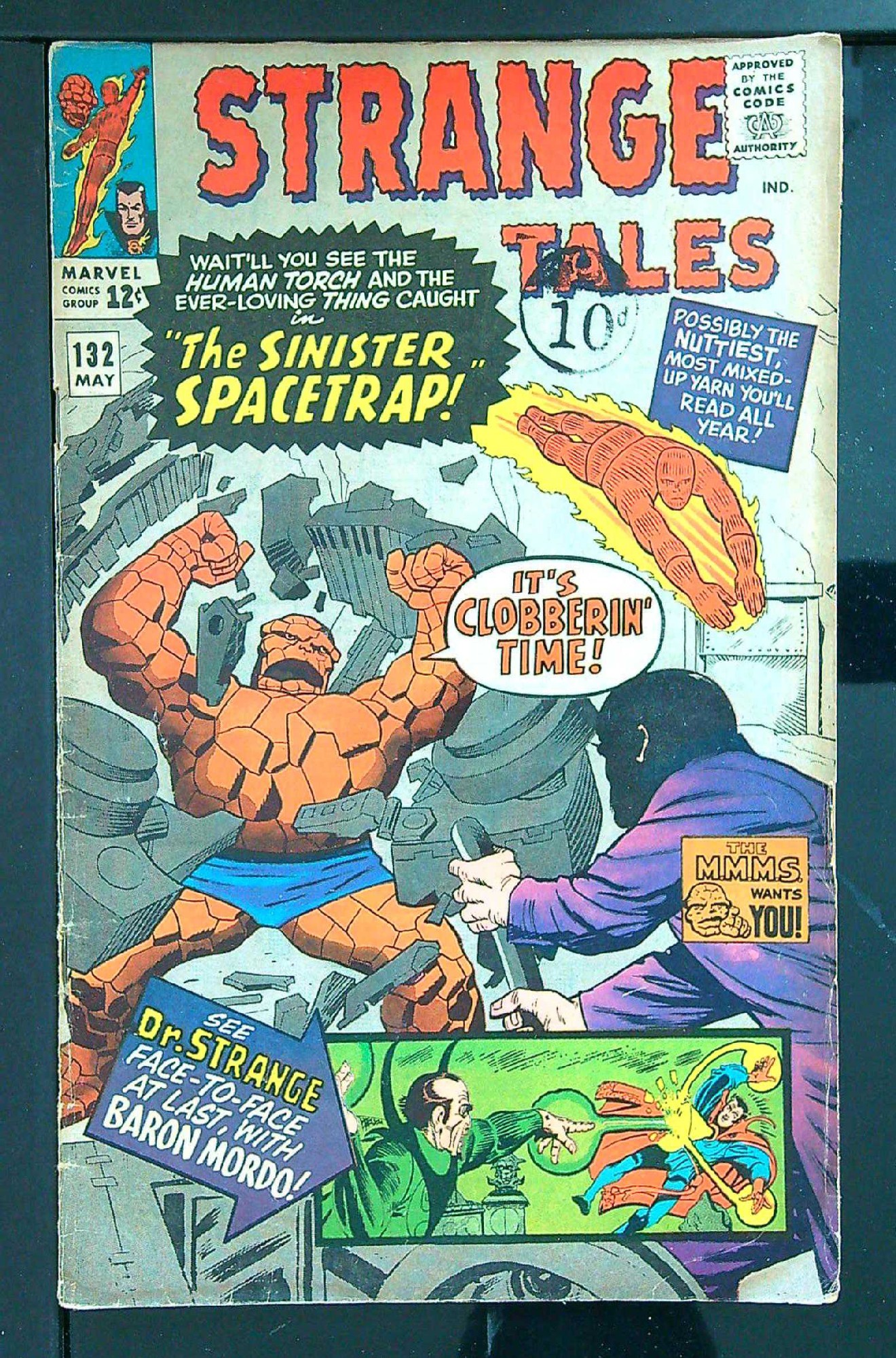Cover of Strange Tales (Vol 1) #132. One of 250,000 Vintage American Comics on sale from Krypton!