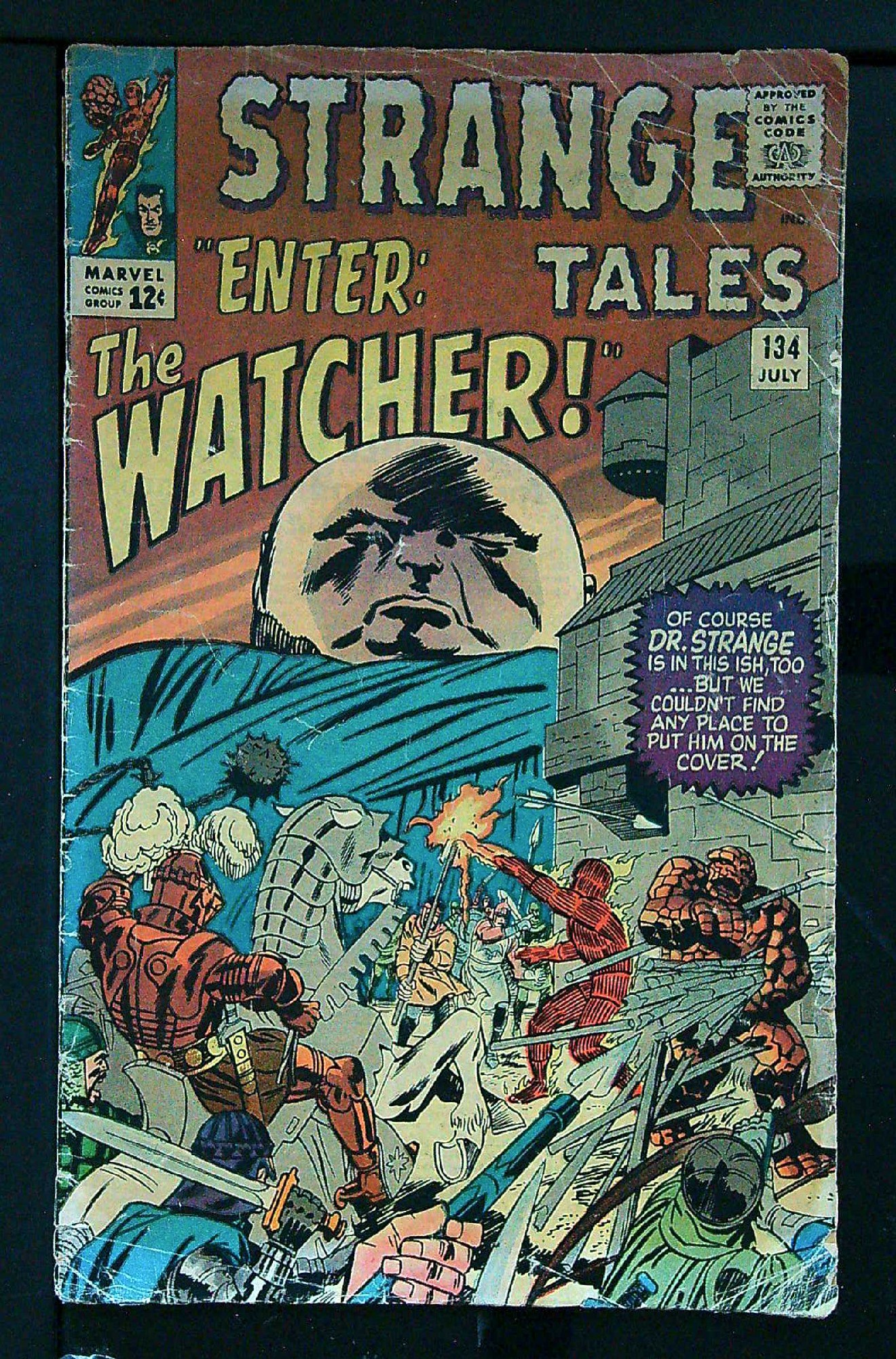 Cover of Strange Tales (Vol 1) #134. One of 250,000 Vintage American Comics on sale from Krypton!