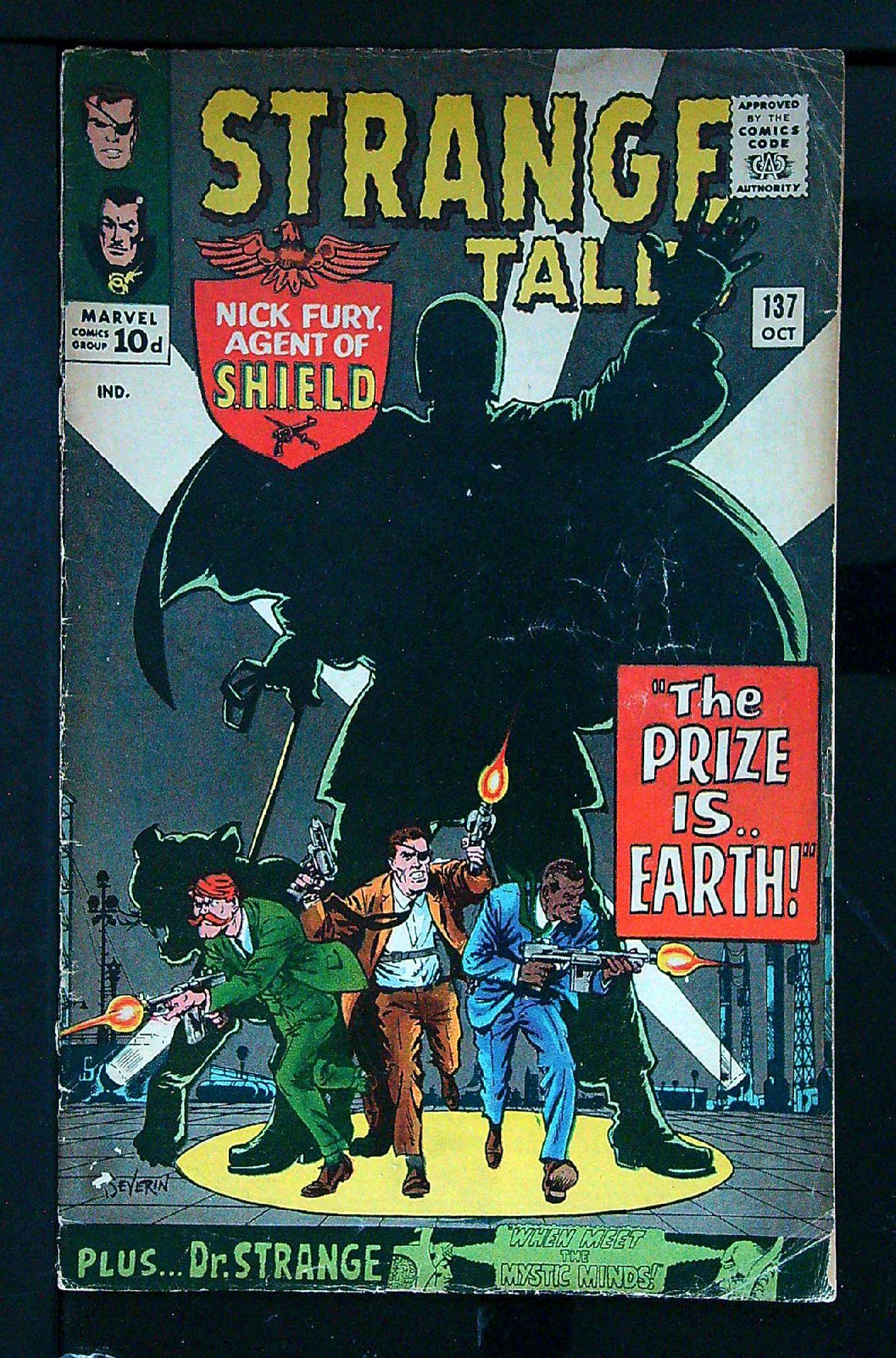 Cover of Strange Tales (Vol 1) #137. One of 250,000 Vintage American Comics on sale from Krypton!