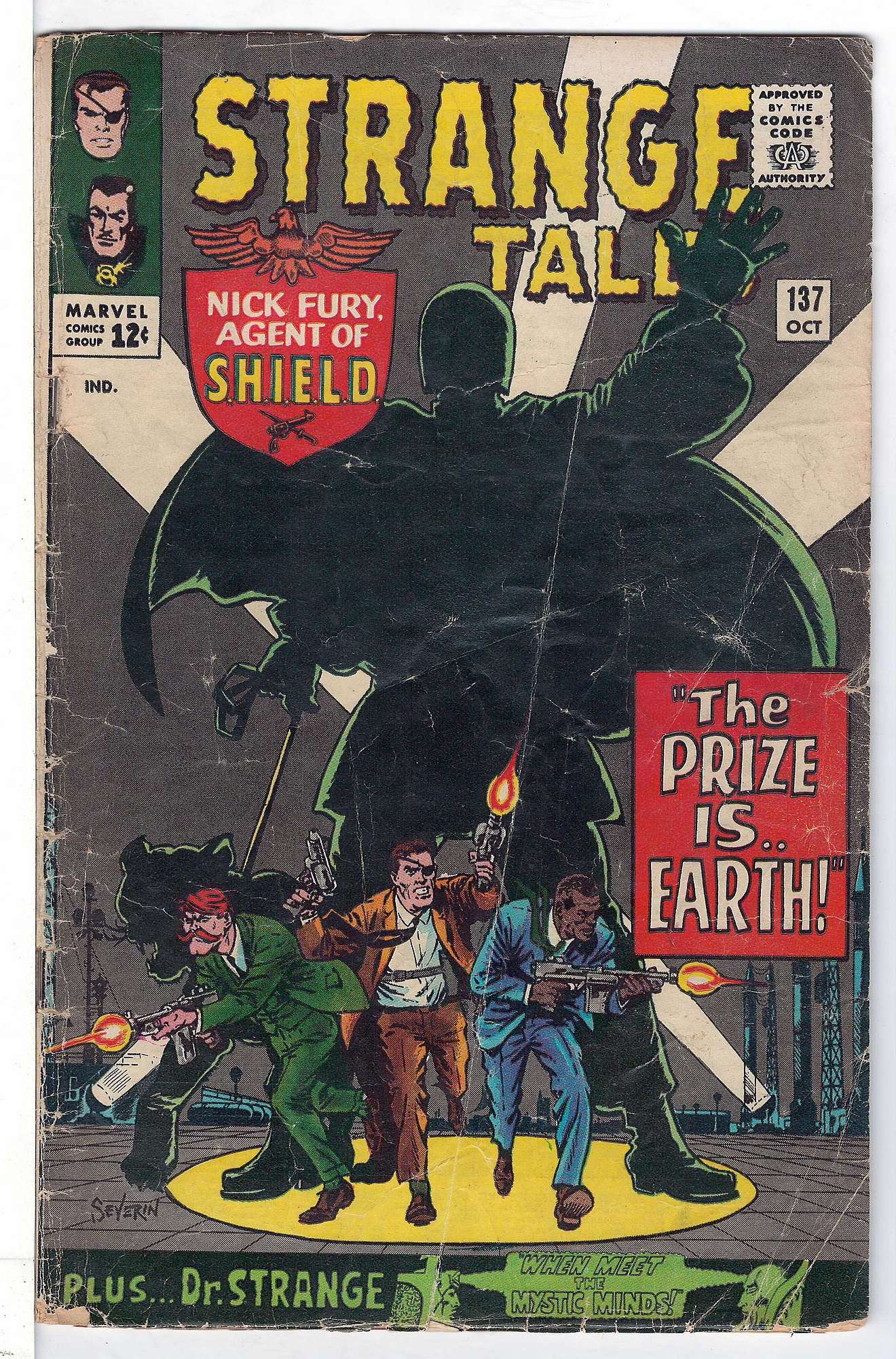 Cover of Strange Tales (Vol 1) #137. One of 250,000 Vintage American Comics on sale from Krypton!