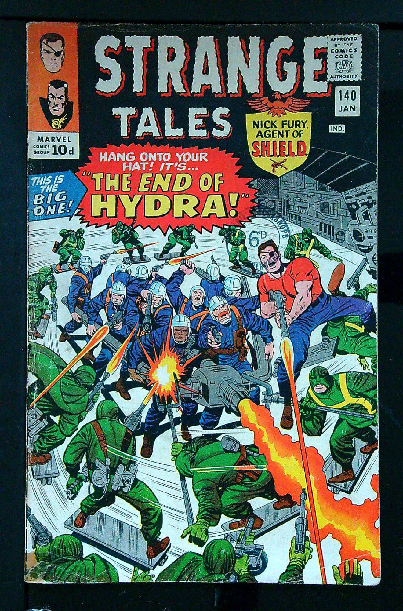 Cover of Strange Tales (Vol 1) #140. One of 250,000 Vintage American Comics on sale from Krypton!
