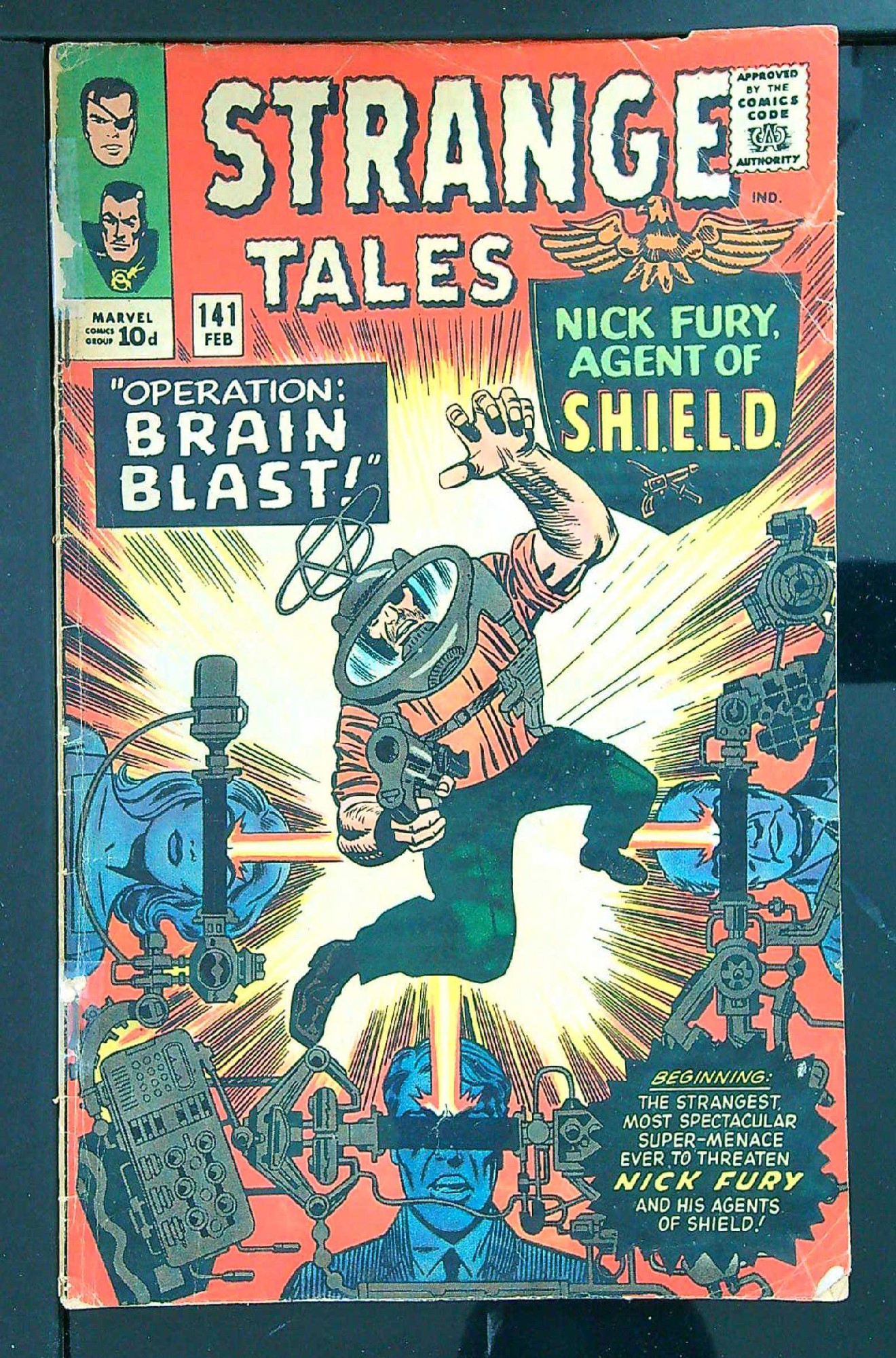 Cover of Strange Tales (Vol 1) #141. One of 250,000 Vintage American Comics on sale from Krypton!
