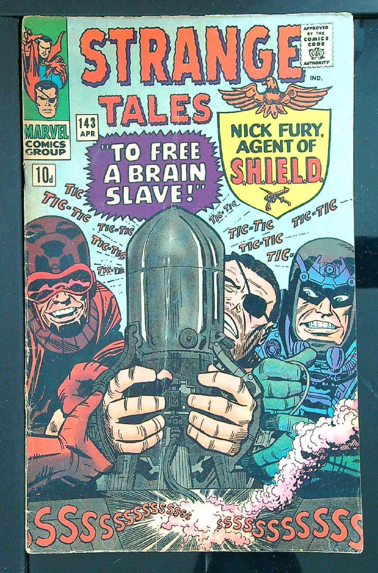 Cover of Strange Tales (Vol 1) #143. One of 250,000 Vintage American Comics on sale from Krypton!