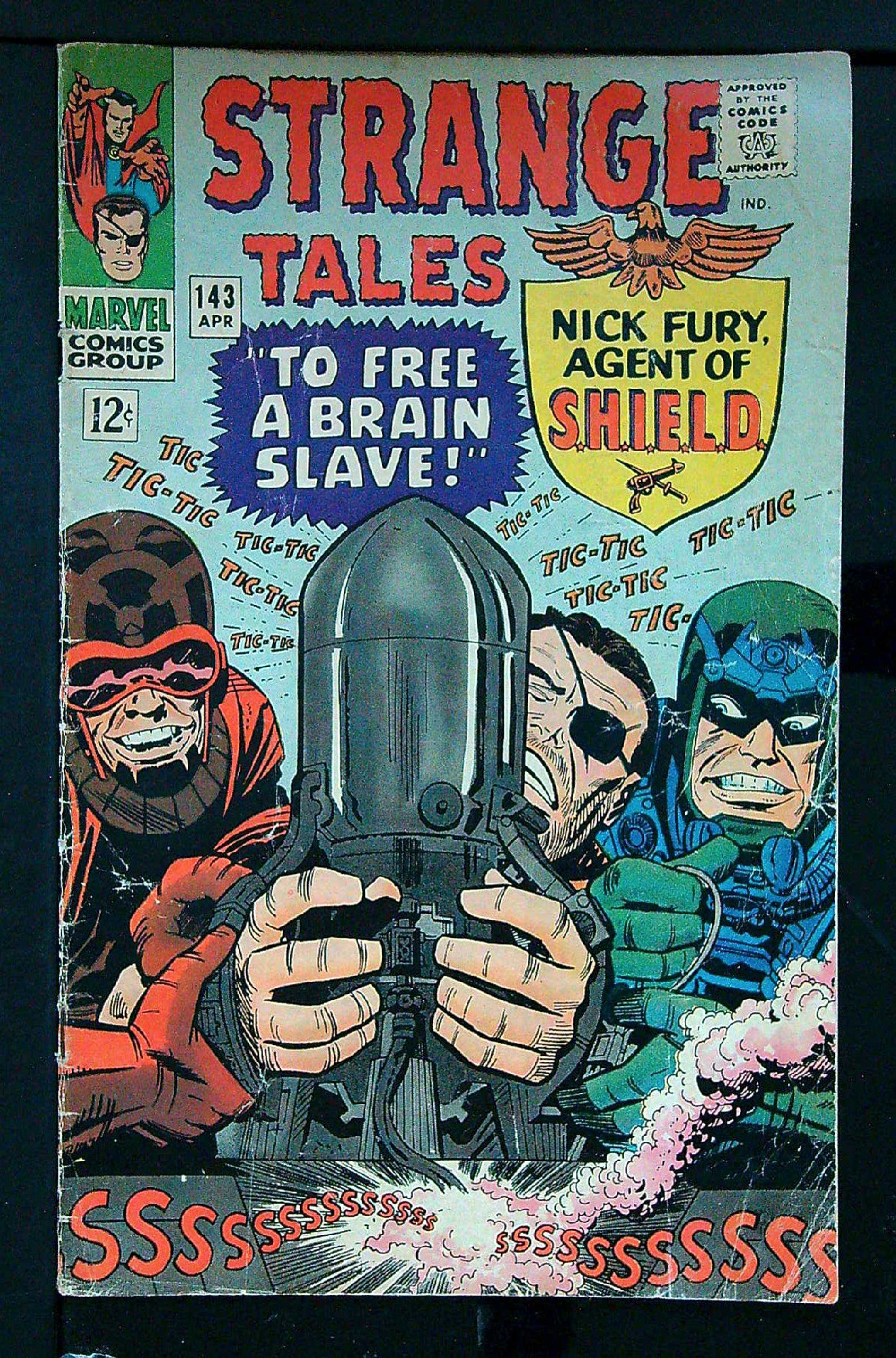 Cover of Strange Tales (Vol 1) #143. One of 250,000 Vintage American Comics on sale from Krypton!