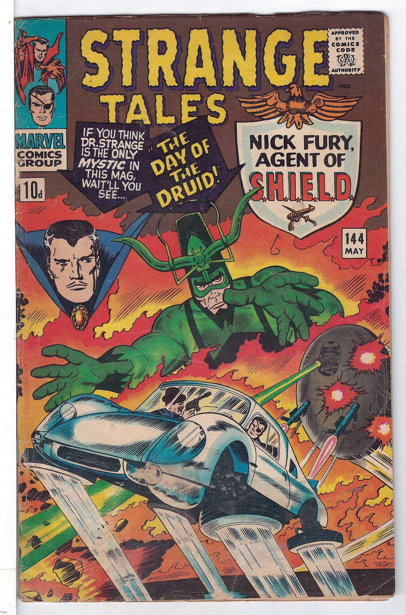 Cover of Strange Tales (Vol 1) #144. One of 250,000 Vintage American Comics on sale from Krypton!