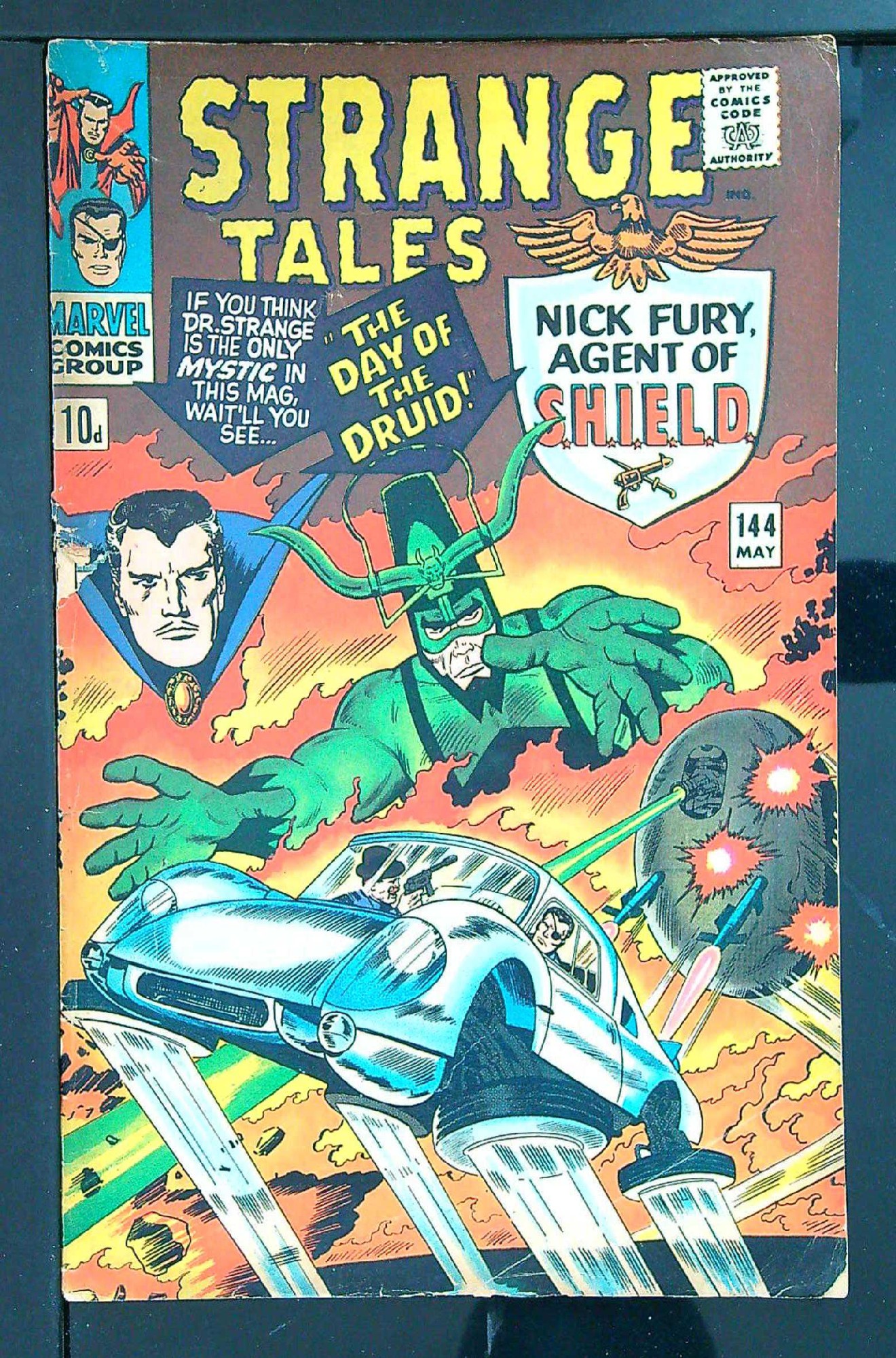 Cover of Strange Tales (Vol 1) #144. One of 250,000 Vintage American Comics on sale from Krypton!