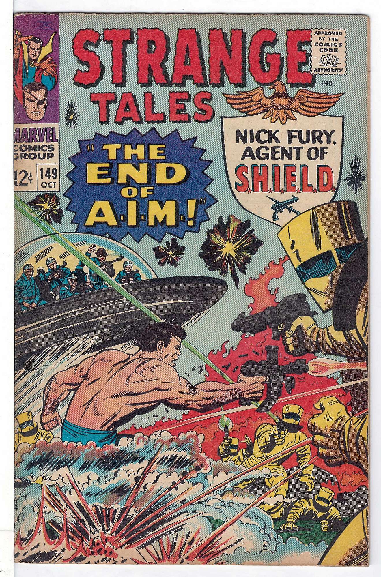 Cover of Strange Tales (Vol 1) #149. One of 250,000 Vintage American Comics on sale from Krypton!