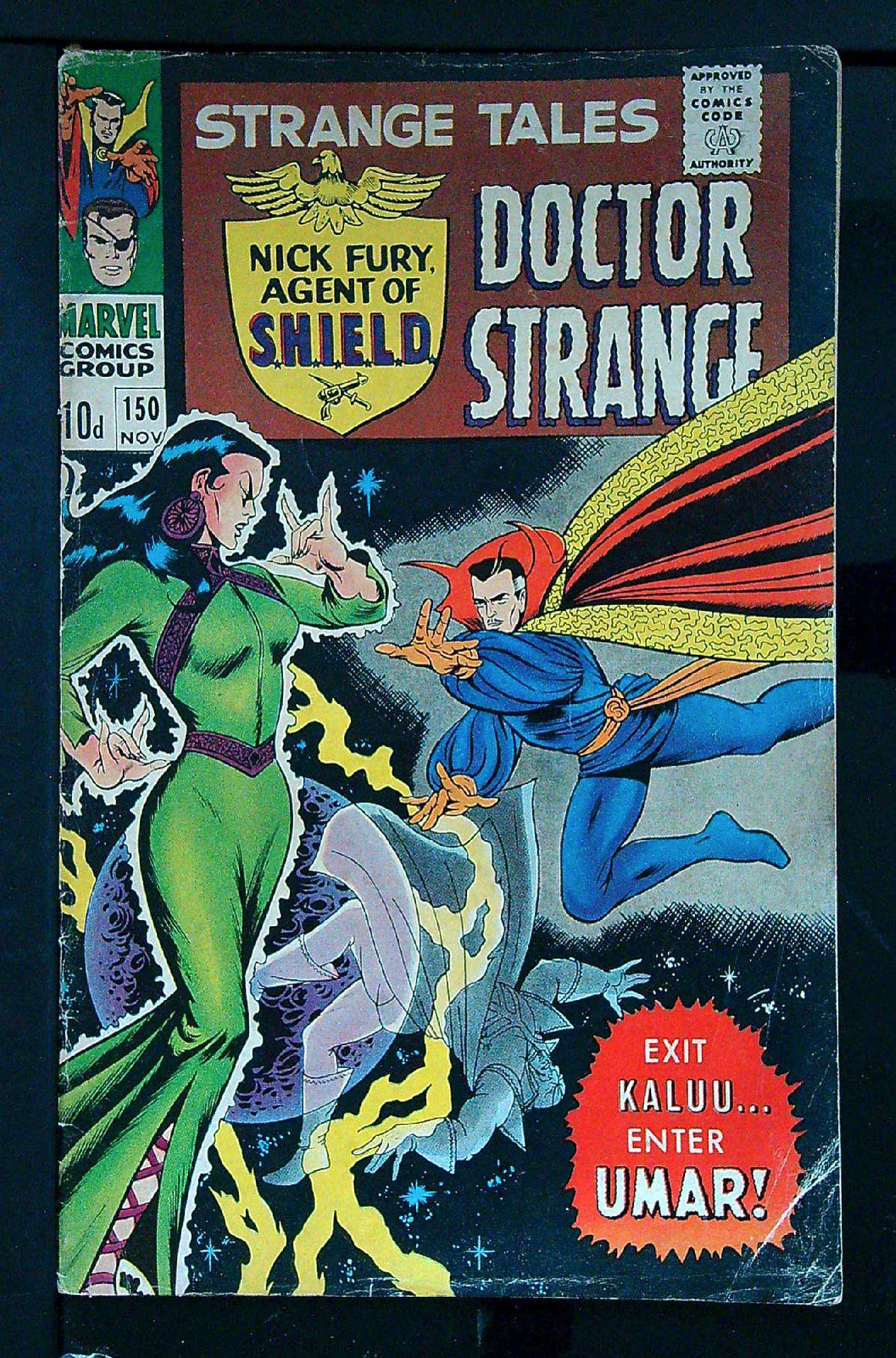 Cover of Strange Tales (Vol 1) #150. One of 250,000 Vintage American Comics on sale from Krypton!