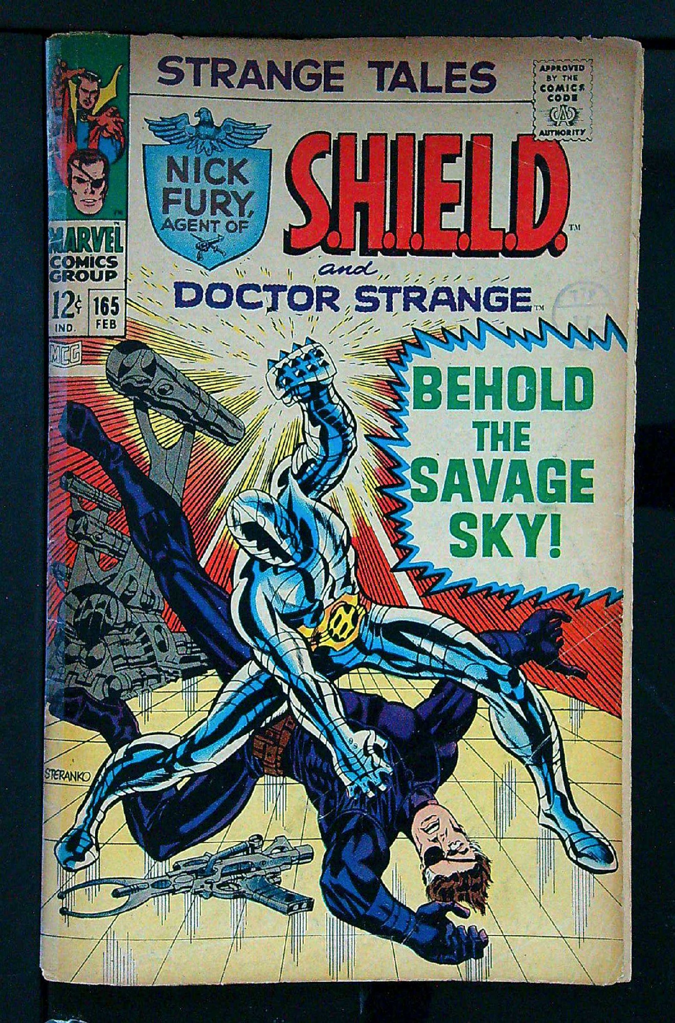 Cover of Strange Tales (Vol 1) #165. One of 250,000 Vintage American Comics on sale from Krypton!