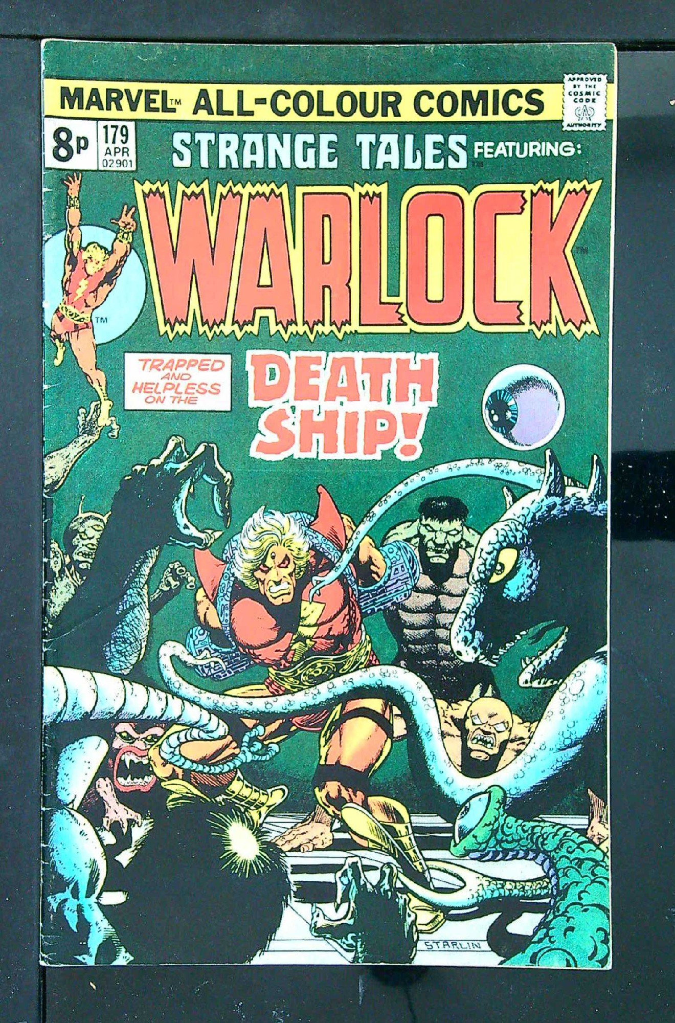 ACTUAL SCAN OF COMIC!<br> Cover of Strange Tales (Vol 1) #179. One of 250,000 Vintage American Comics on sale from Krypton!