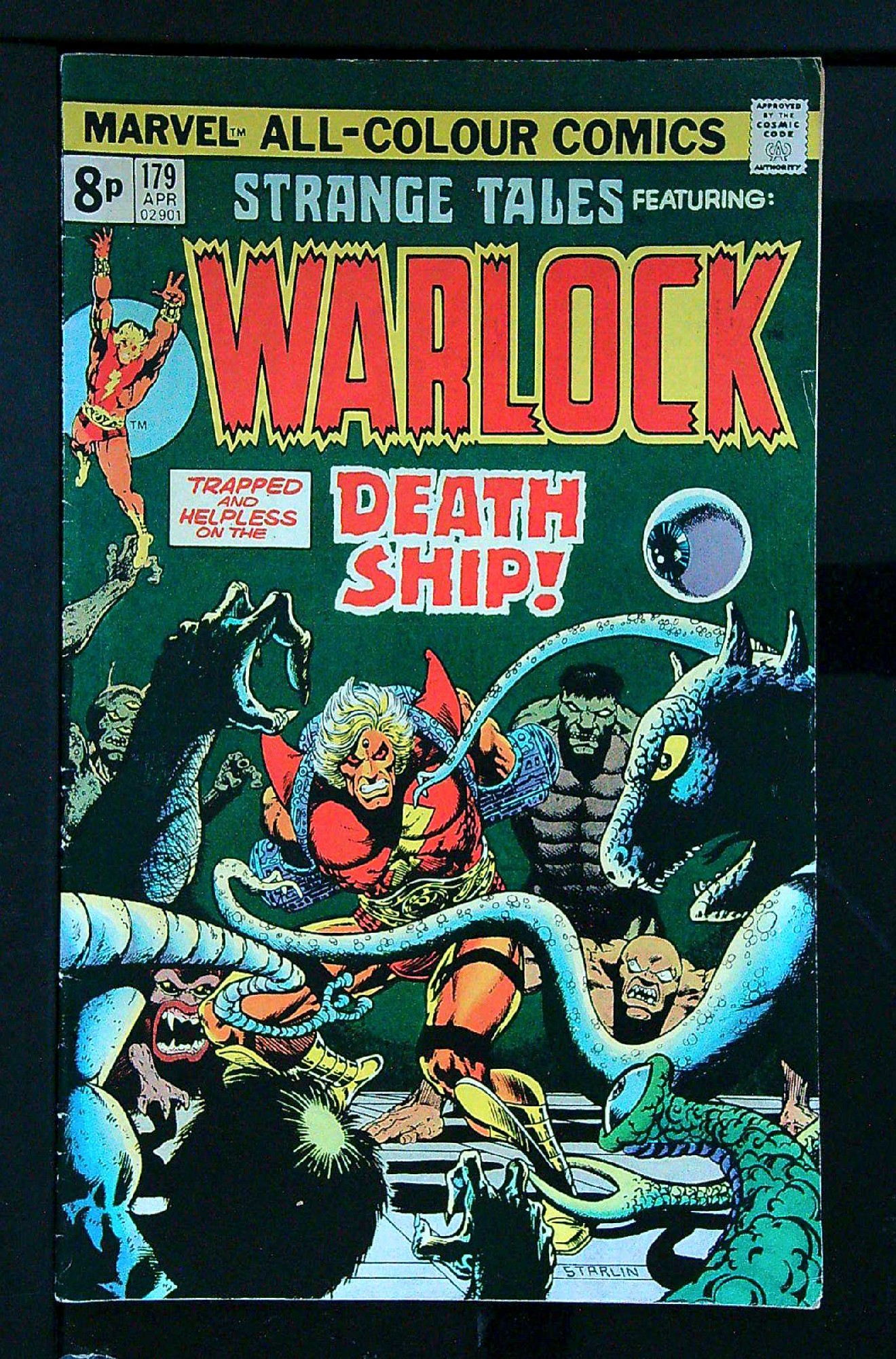 ACTUAL SCAN OF COMIC!<br> Cover of Strange Tales (Vol 1) #179. One of 250,000 Vintage American Comics on sale from Krypton!