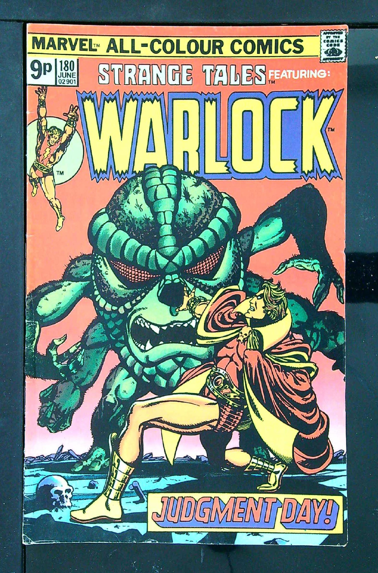 1st Gamora<br>ACTUAL SCAN OF COMIC!<br> Cover of Strange Tales (Vol 1) #180. One of 250,000 Vintage American Comics on sale from Krypton!