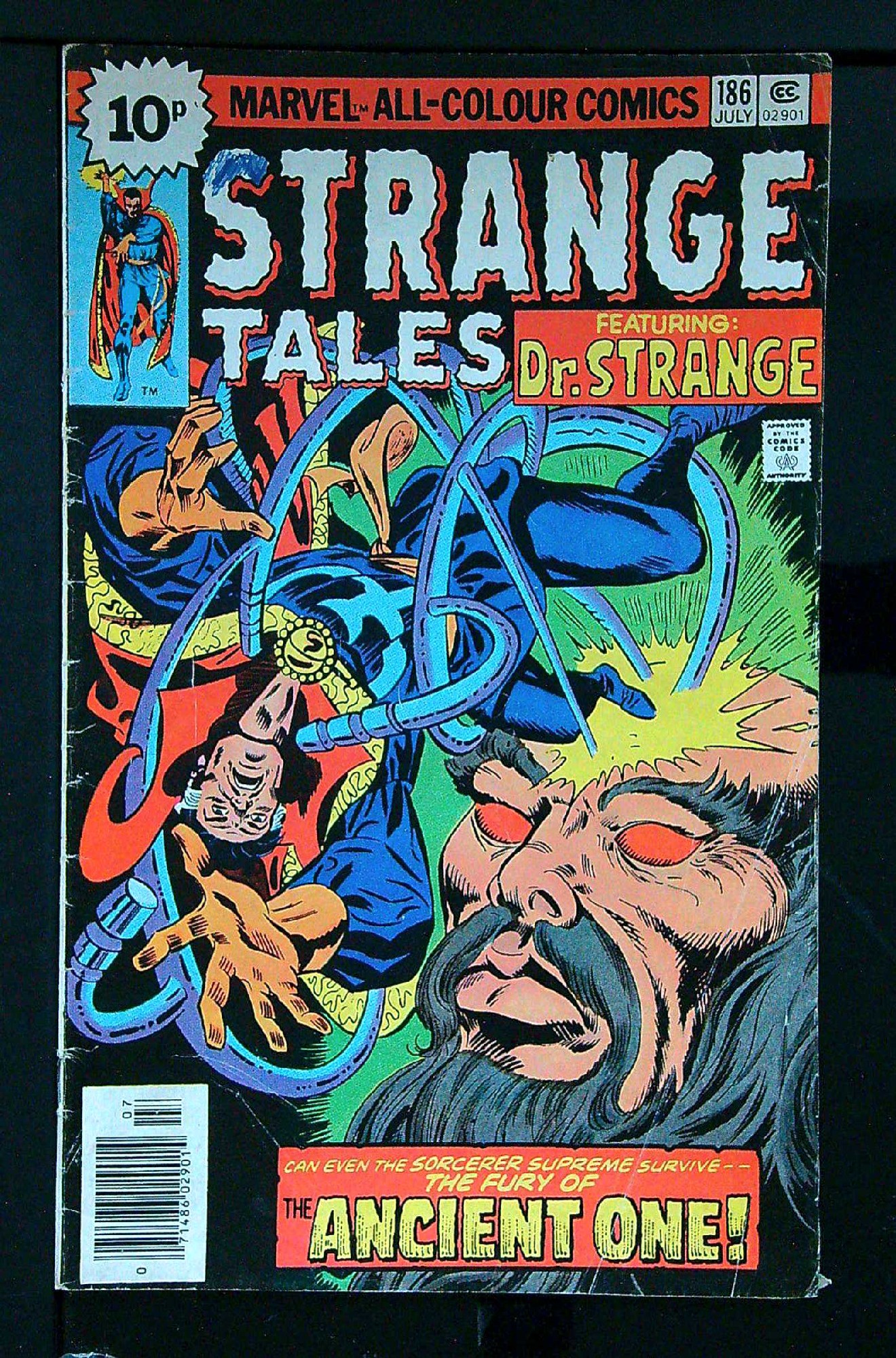 Cover of Strange Tales (Vol 1) #186. One of 250,000 Vintage American Comics on sale from Krypton!