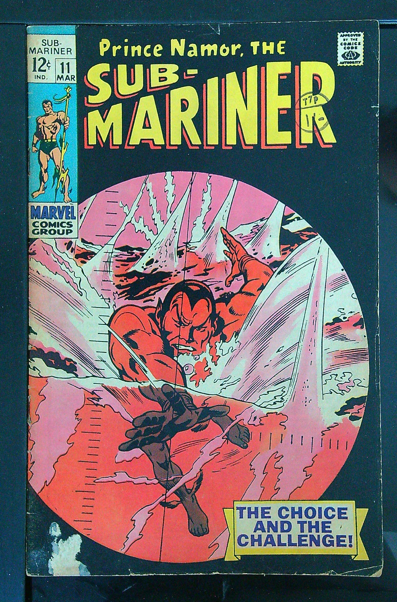 Cover of Sub-Mariner (Vol 1) #11. One of 250,000 Vintage American Comics on sale from Krypton!