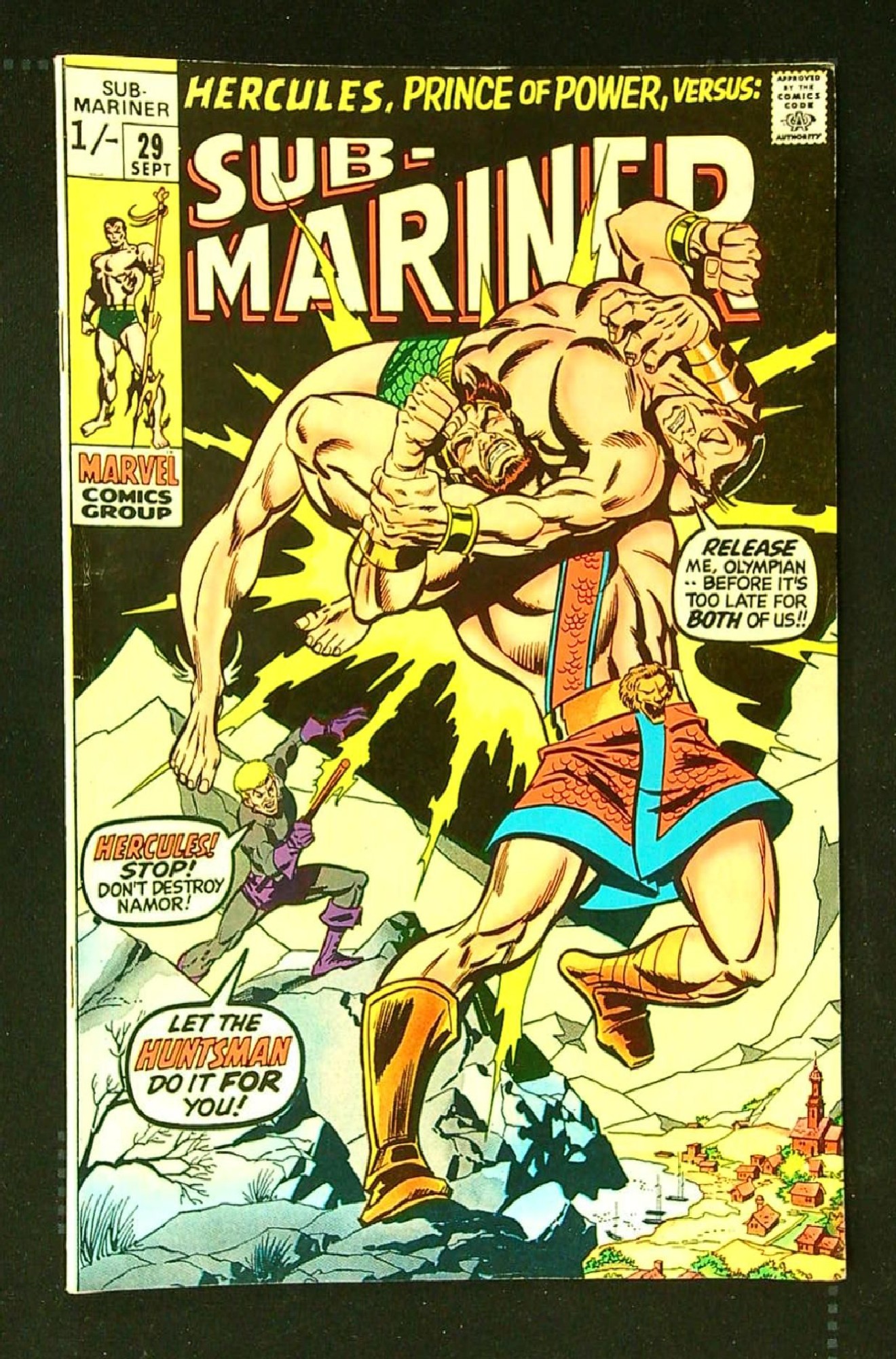 Cover of Sub-Mariner (Vol 1) #29. One of 250,000 Vintage American Comics on sale from Krypton!