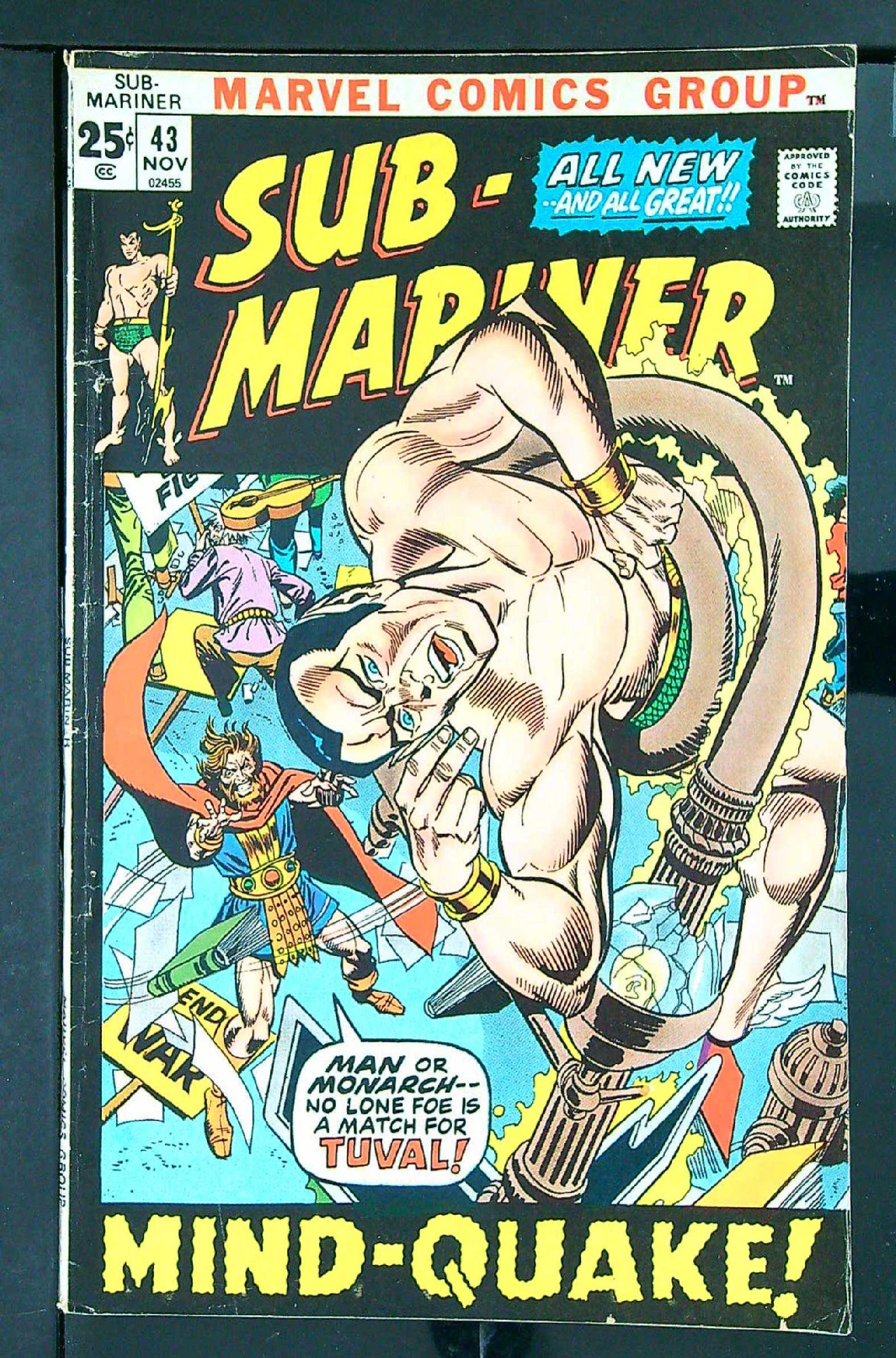 Cover of Sub-Mariner (Vol 1) #43. One of 250,000 Vintage American Comics on sale from Krypton!