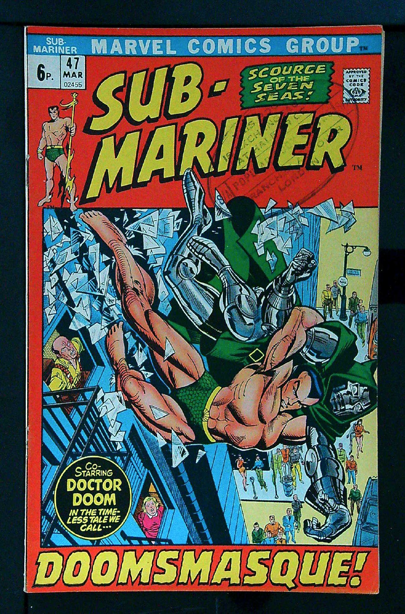 Cover of Sub-Mariner (Vol 1) #47. One of 250,000 Vintage American Comics on sale from Krypton!