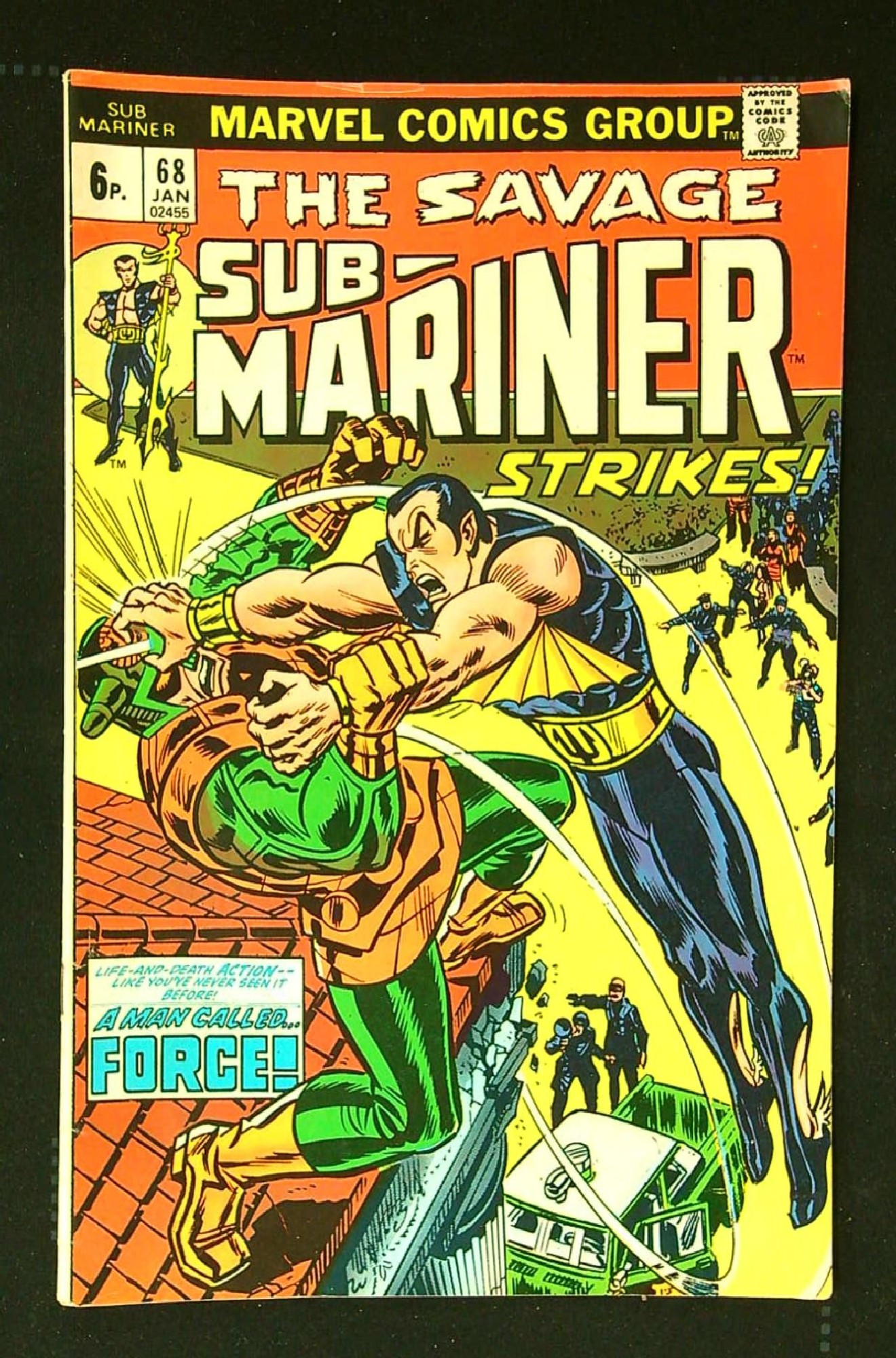 Cover of Sub-Mariner (Vol 1) #68. One of 250,000 Vintage American Comics on sale from Krypton!