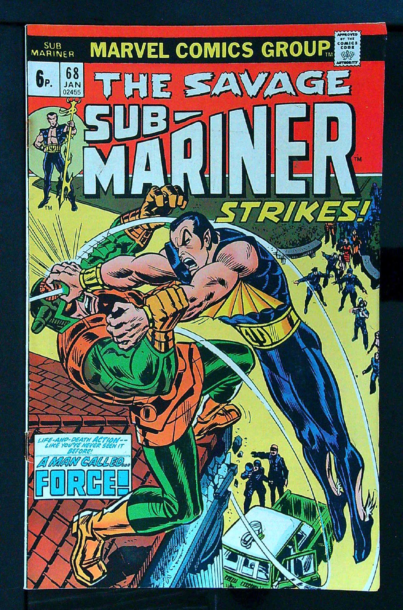 Cover of Sub-Mariner (Vol 1) #68. One of 250,000 Vintage American Comics on sale from Krypton!