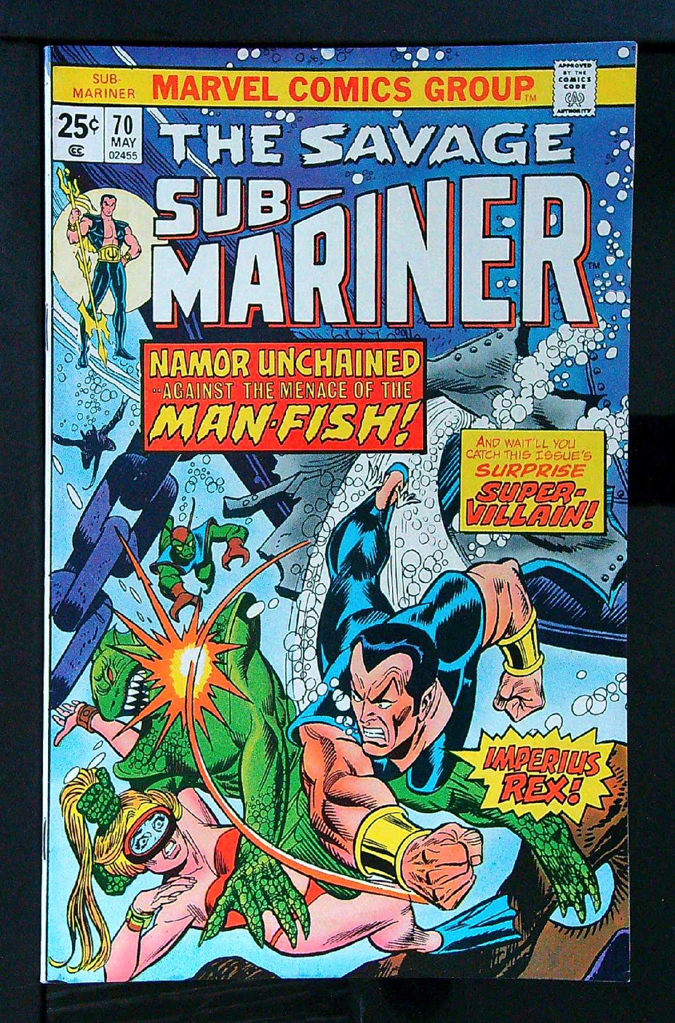 Cover of Sub-Mariner (Vol 1) #70. One of 250,000 Vintage American Comics on sale from Krypton!