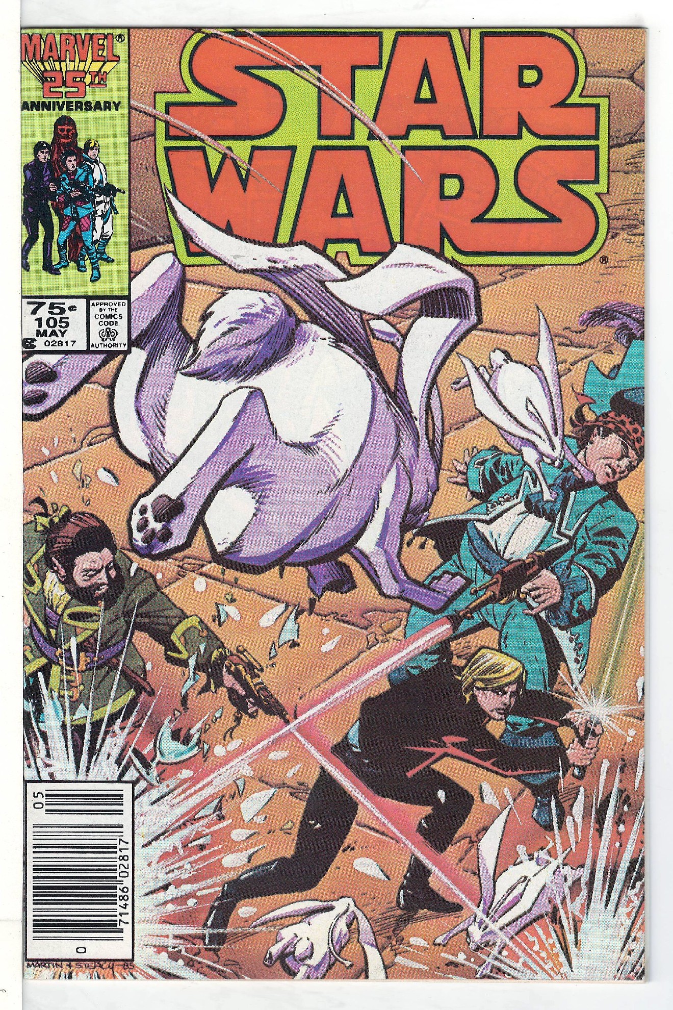 ACTUAL SCAN OF COMIC!<br> Cover of Star Wars (Vol 1) (Marvel) #105. One of 250,000 Vintage American Comics on sale from Krypton!