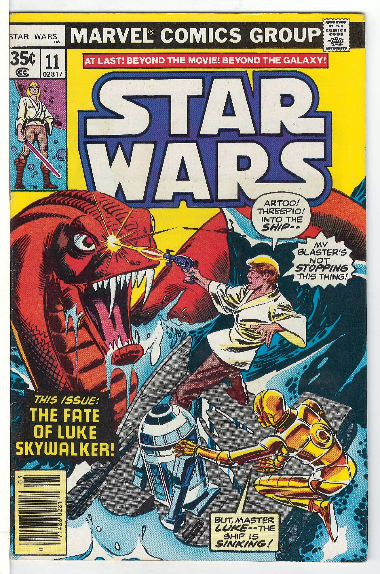Cover of Star Wars (Vol 1) (Marvel) #11. One of 250,000 Vintage American Comics on sale from Krypton!