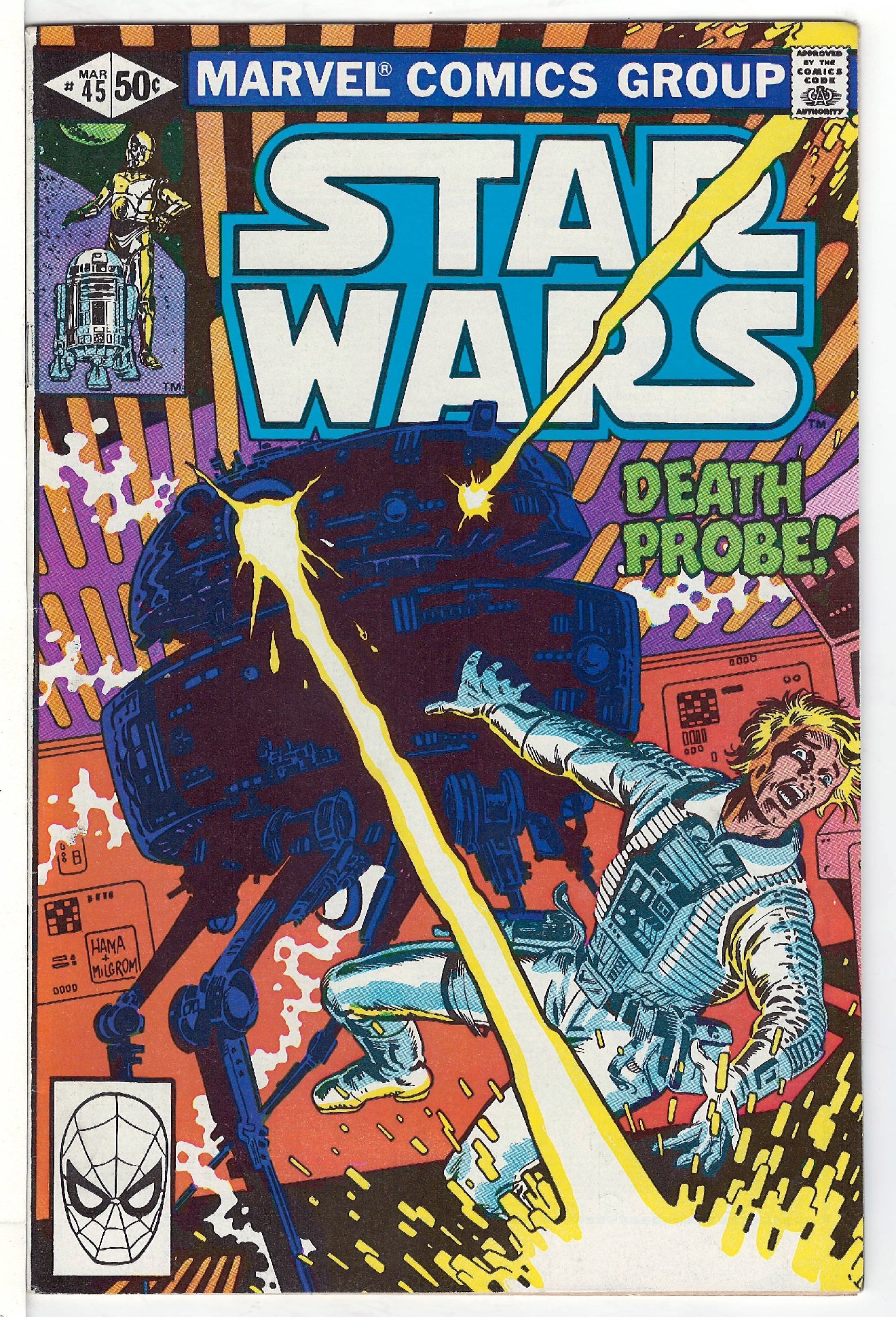 Cover of Star Wars (Vol 1) (Marvel) #45. One of 250,000 Vintage American Comics on sale from Krypton!