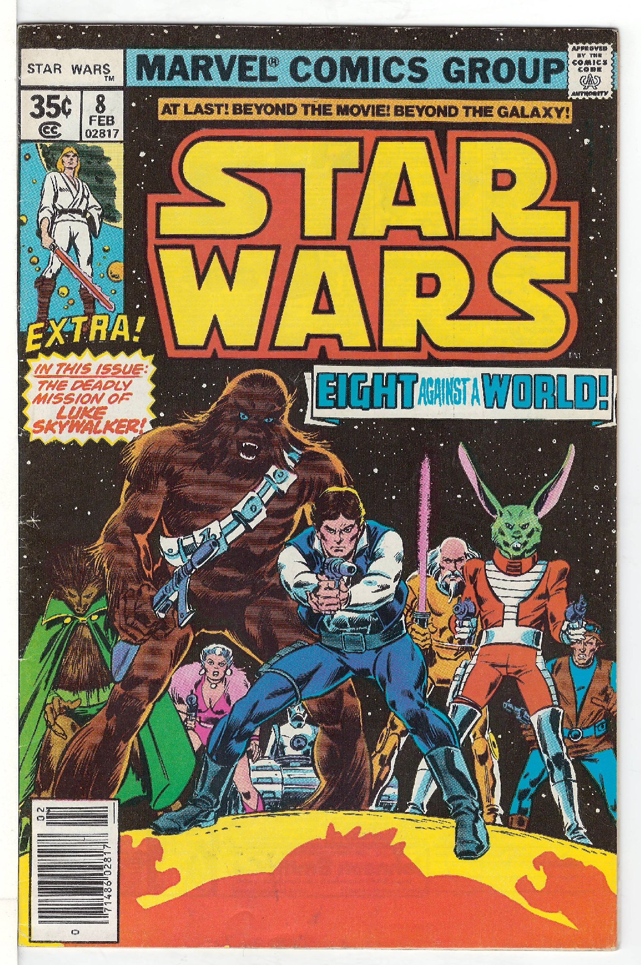 ACTUAL SCAN OF COMIC!<br> Cover of Star Wars (Vol 1) (Marvel) #8. One of 250,000 Vintage American Comics on sale from Krypton!