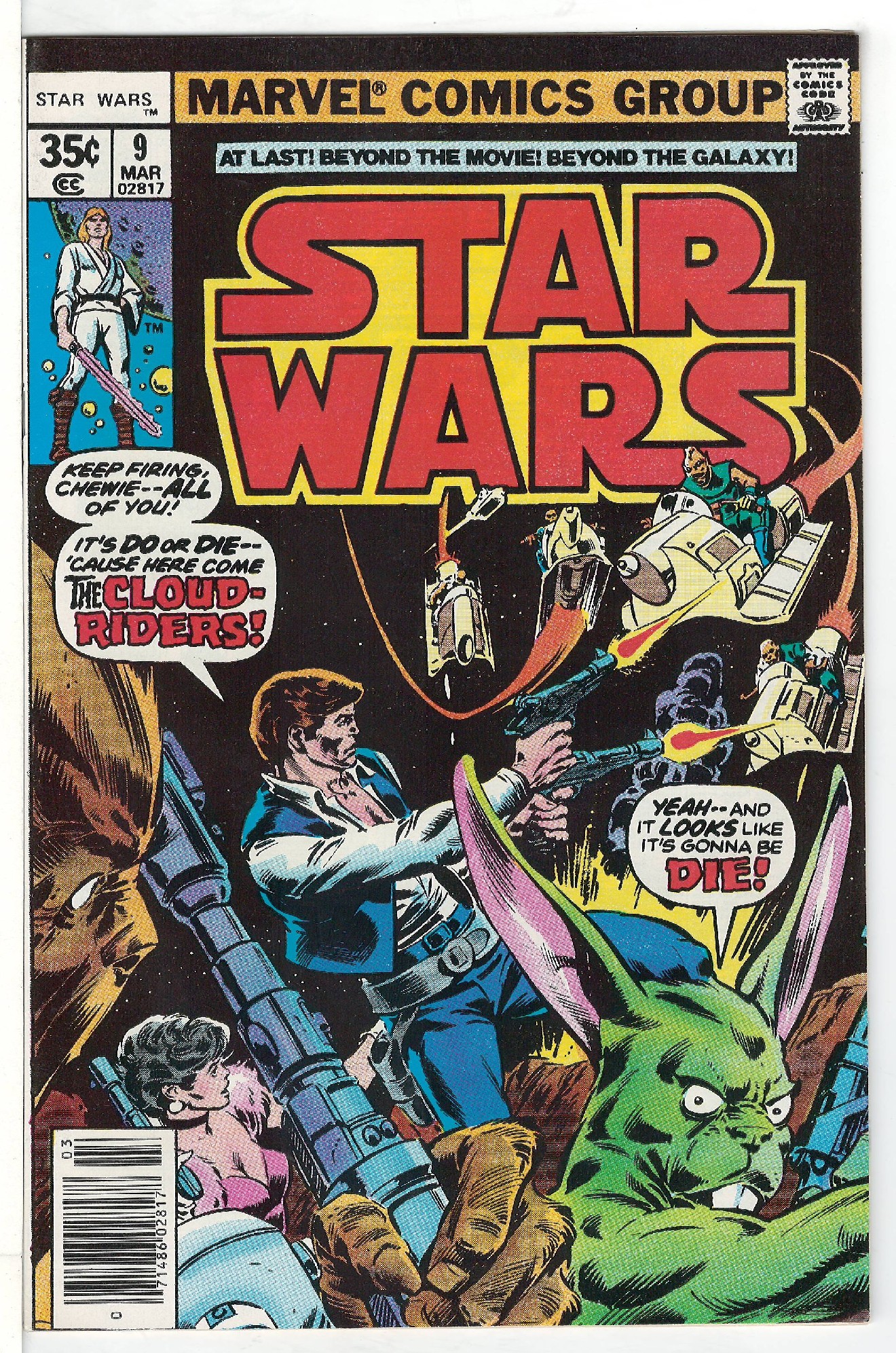 Cover of Star Wars (Vol 1) (Marvel) #9. One of 250,000 Vintage American Comics on sale from Krypton!