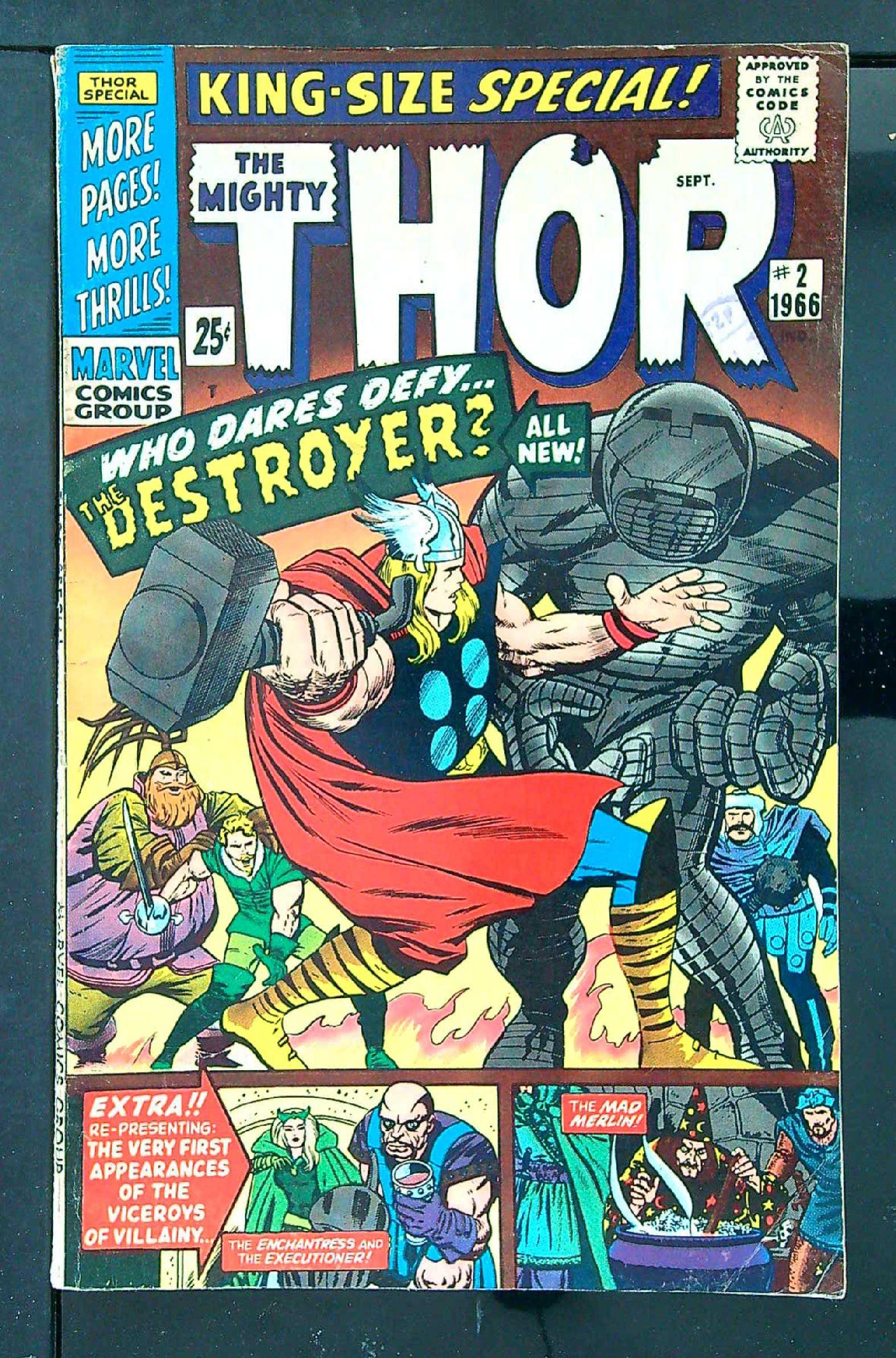 Cover of Thor Annual (Vol 1) #2. One of 250,000 Vintage American Comics on sale from Krypton!