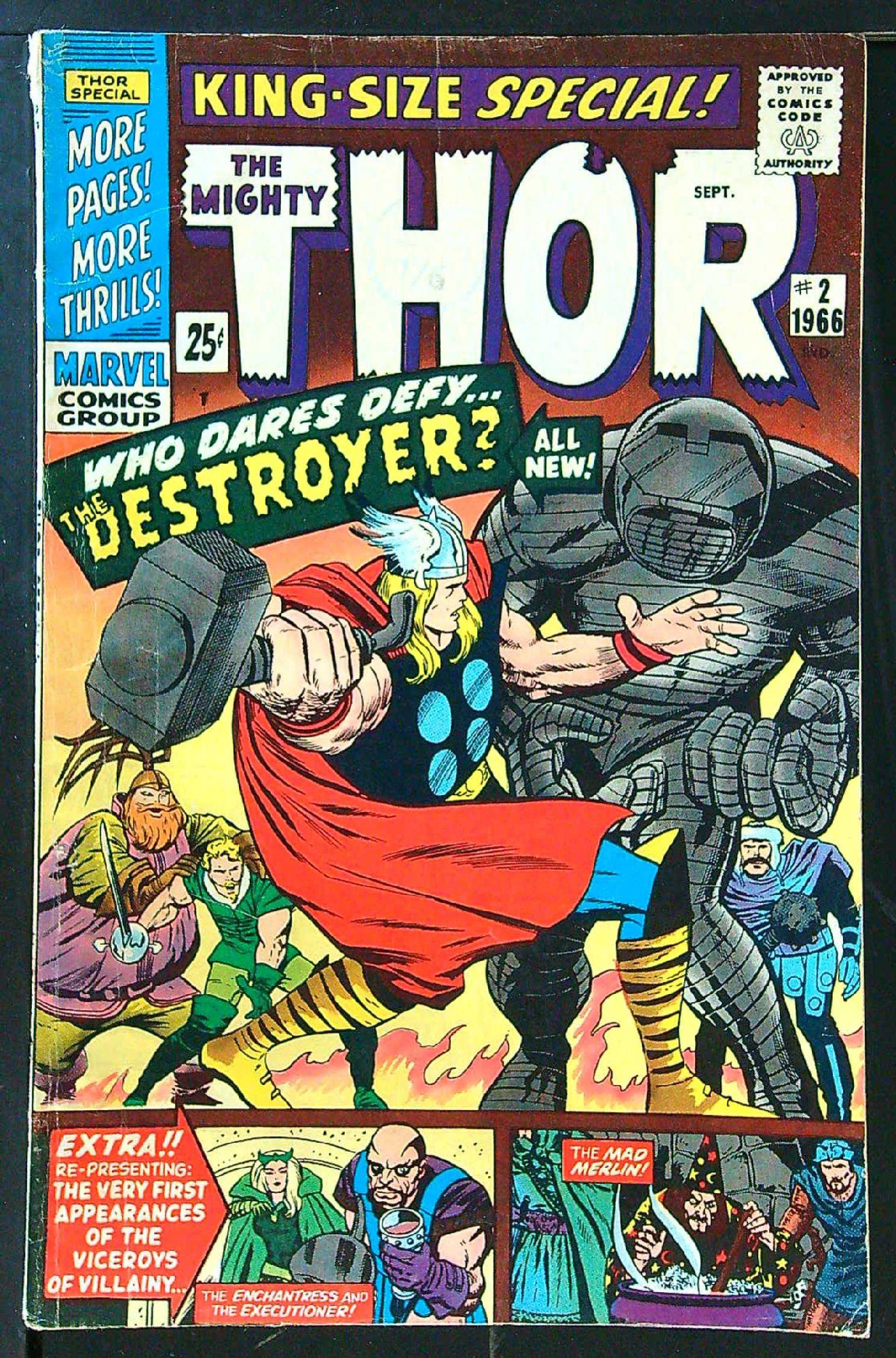 Cover of Thor Annual (Vol 1) #2. One of 250,000 Vintage American Comics on sale from Krypton!