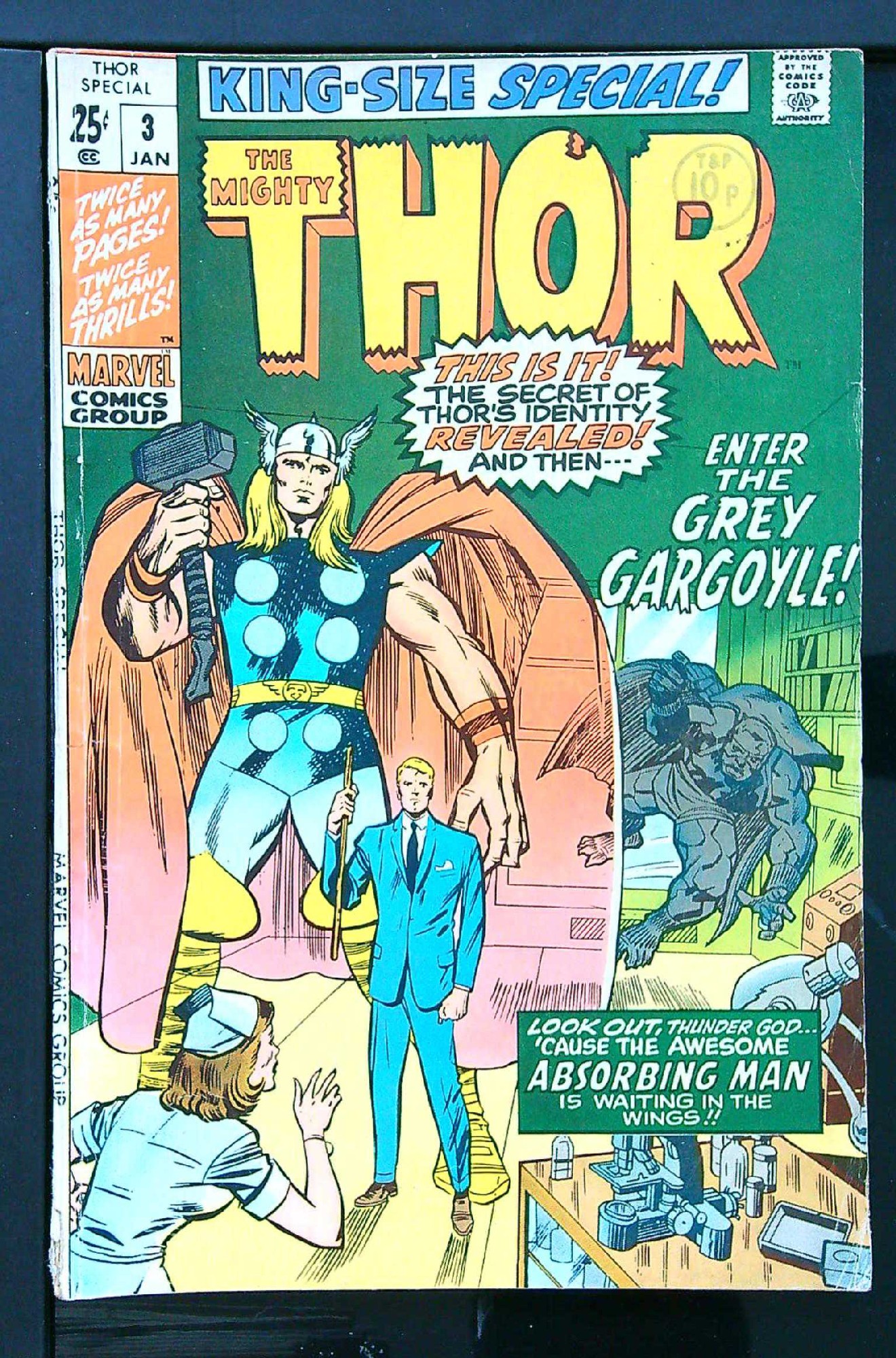 Cover of Thor Annual (Vol 1) #3. One of 250,000 Vintage American Comics on sale from Krypton!
