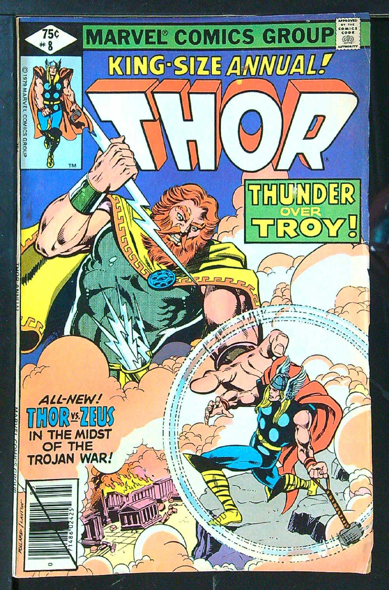 Cover of Thor Annual (Vol 1) #8. One of 250,000 Vintage American Comics on sale from Krypton!