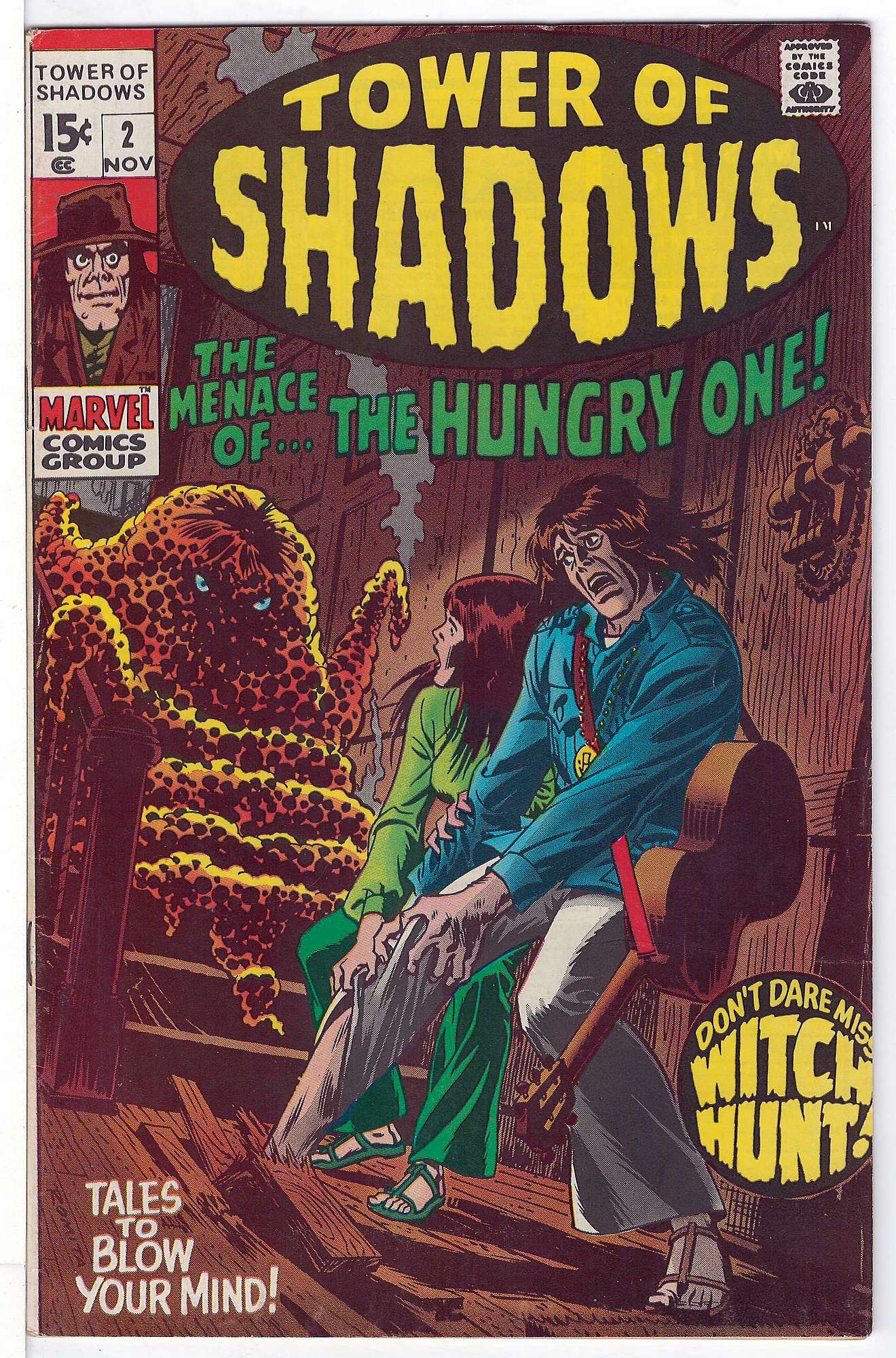 Neal Adams art.<br>ACTUAL SCAN OF COMIC!<br> Cover of Tower of Shadows (Vol 1) #2. One of 250,000 Vintage American Comics on sale from Krypton!